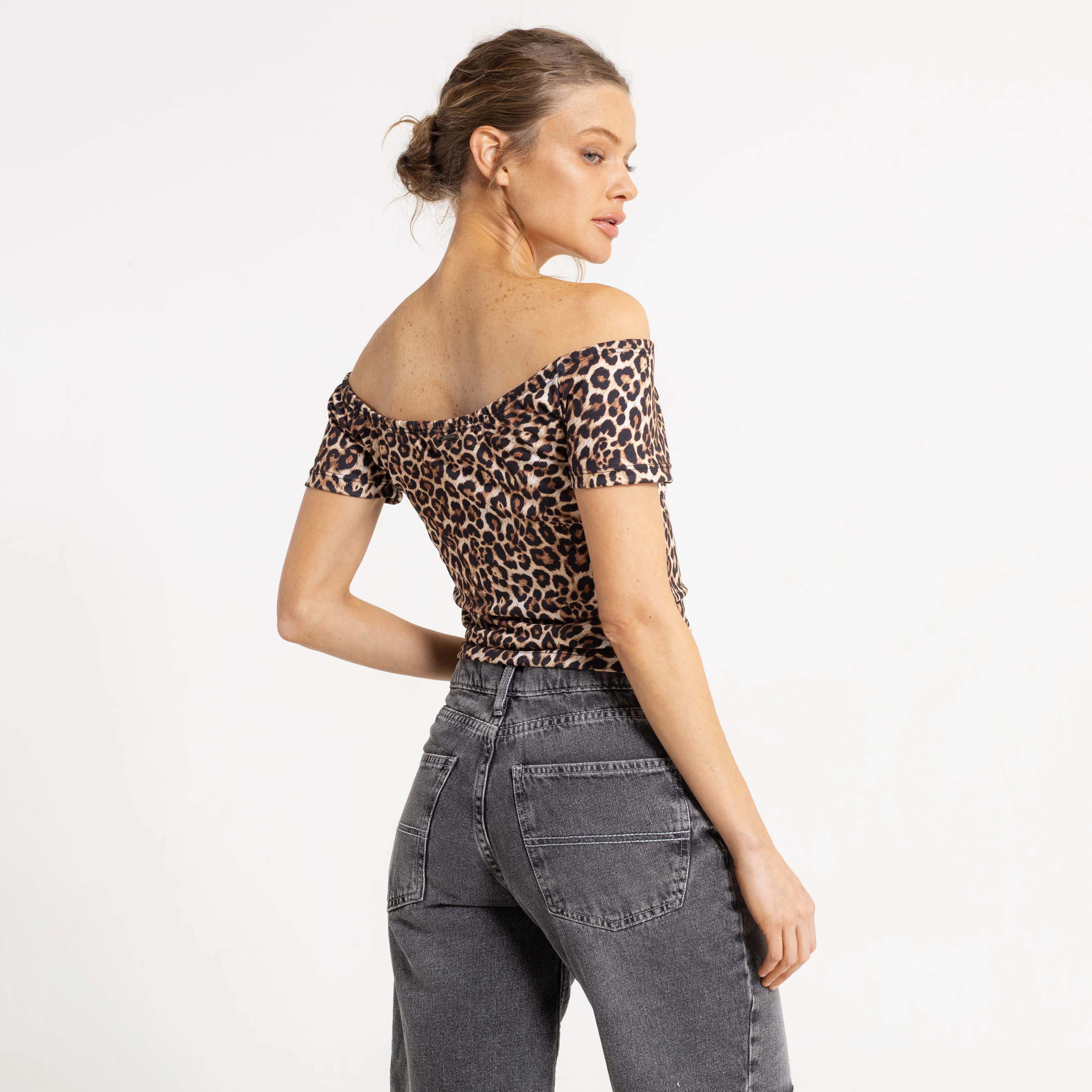 Fashion Top Rusty Ciao Bella Off Shoulder Top Ld Multi - Image 3