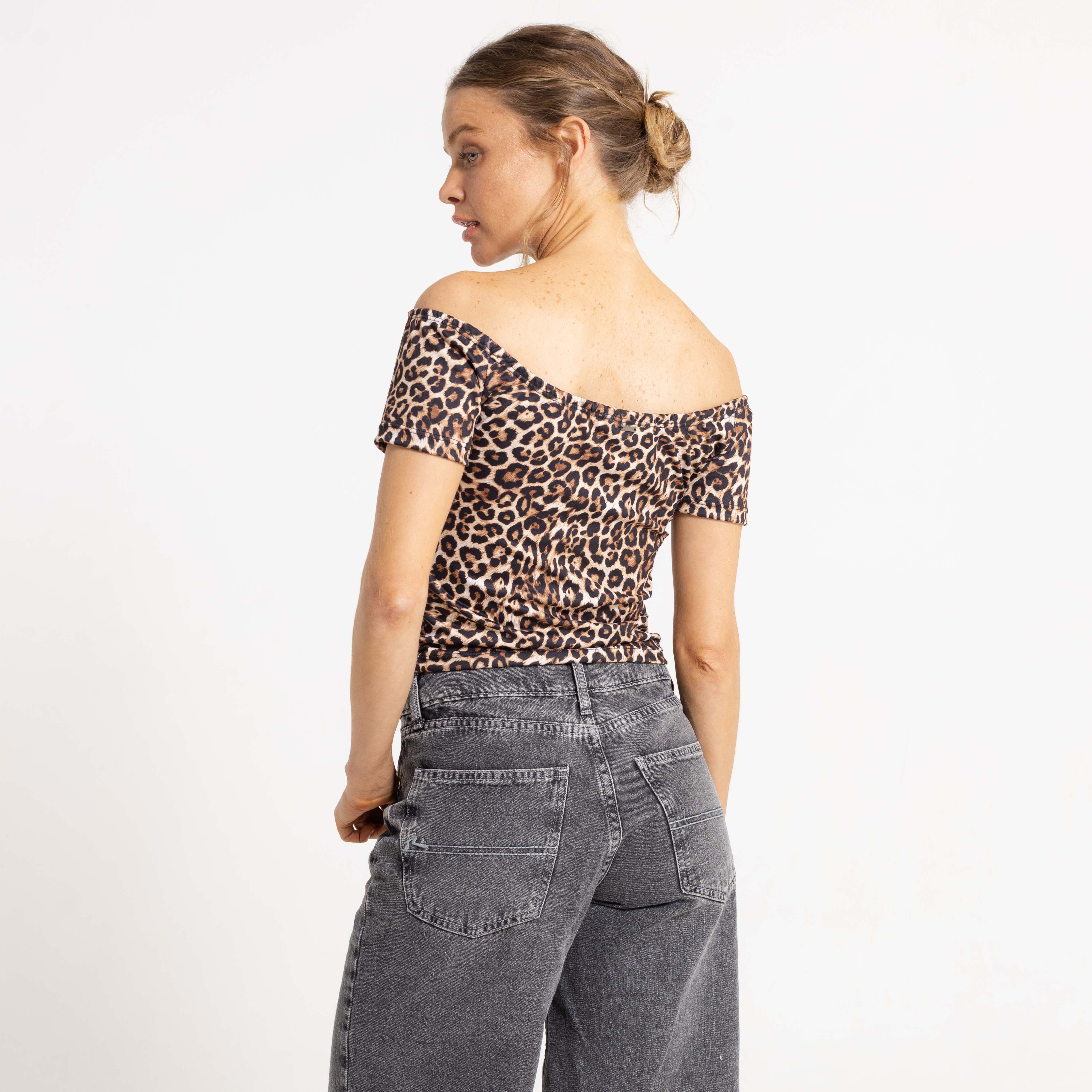 Fashion Top Rusty Ciao Bella Off Shoulder Top Ld Multi - Image 4