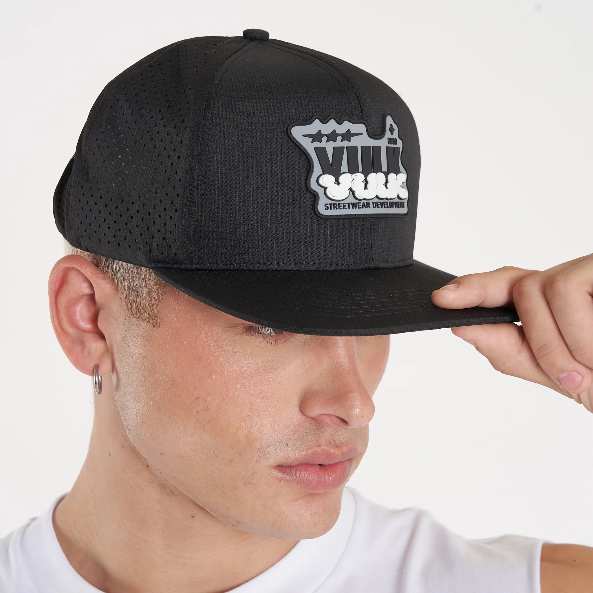 Gorra Vulk Buckley Flat Trucker Black - Image 2