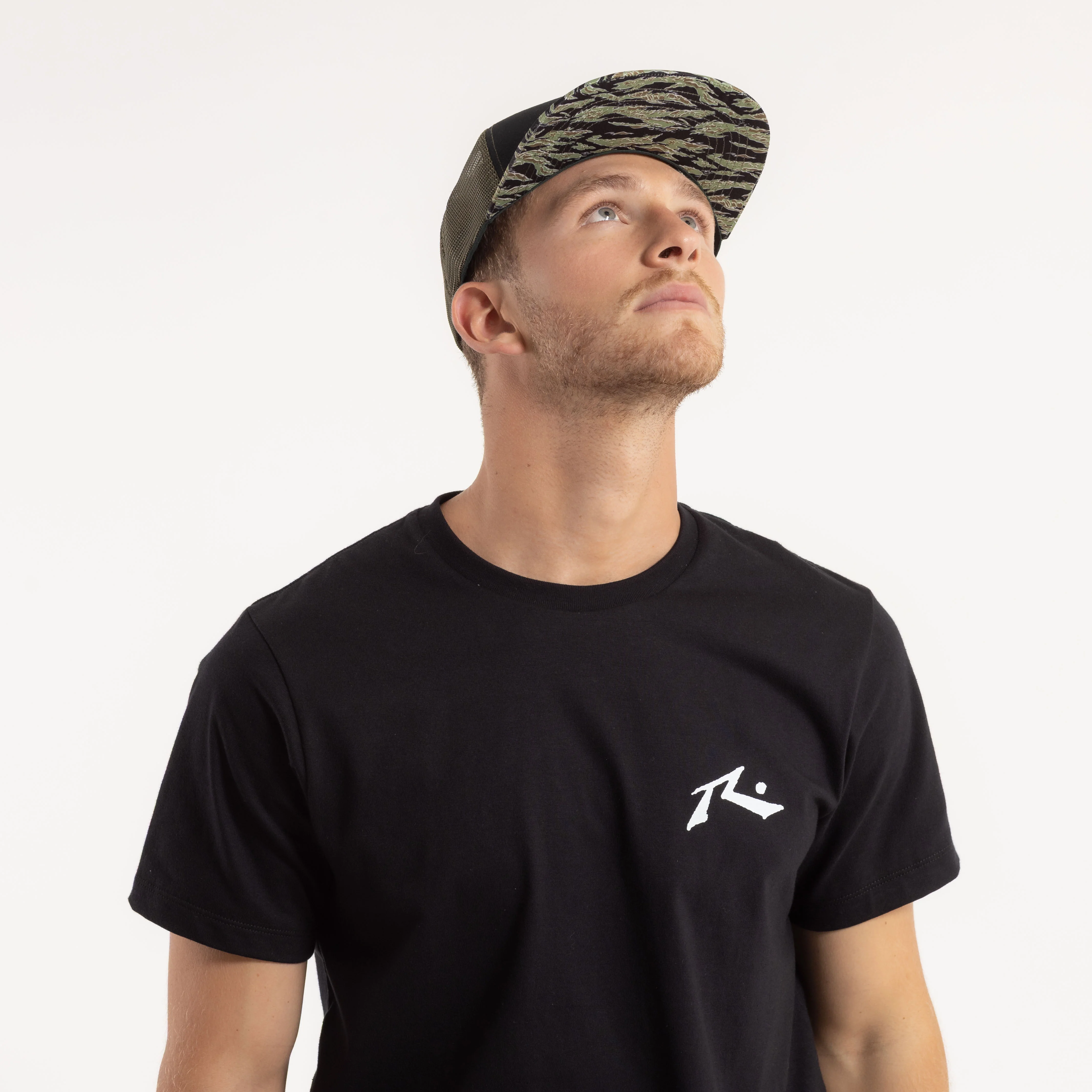 Gorra Rusty Tulsa Trucker Cap Black Camo - Image 3