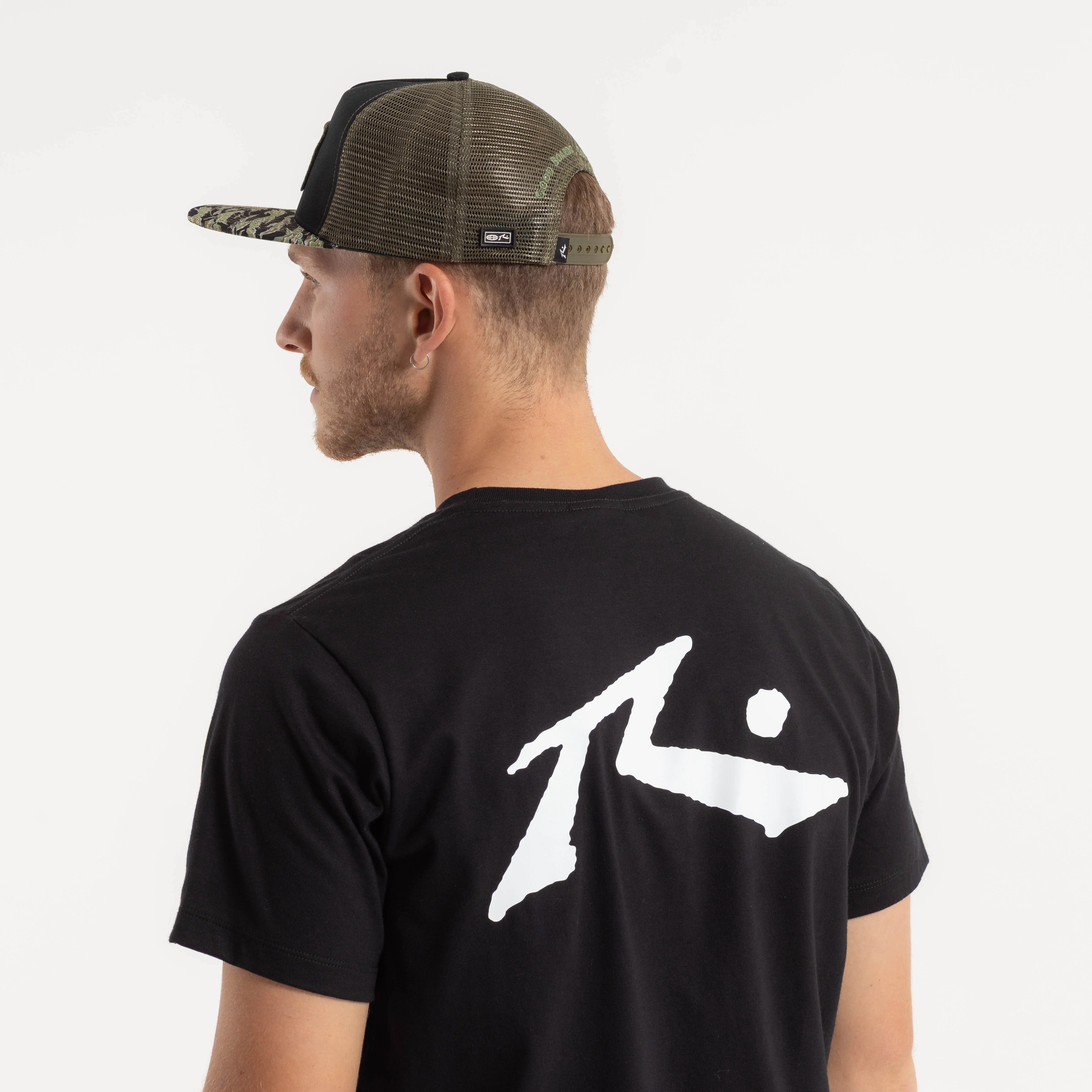 Gorra Rusty Tulsa Trucker Cap Black Camo - Image 5