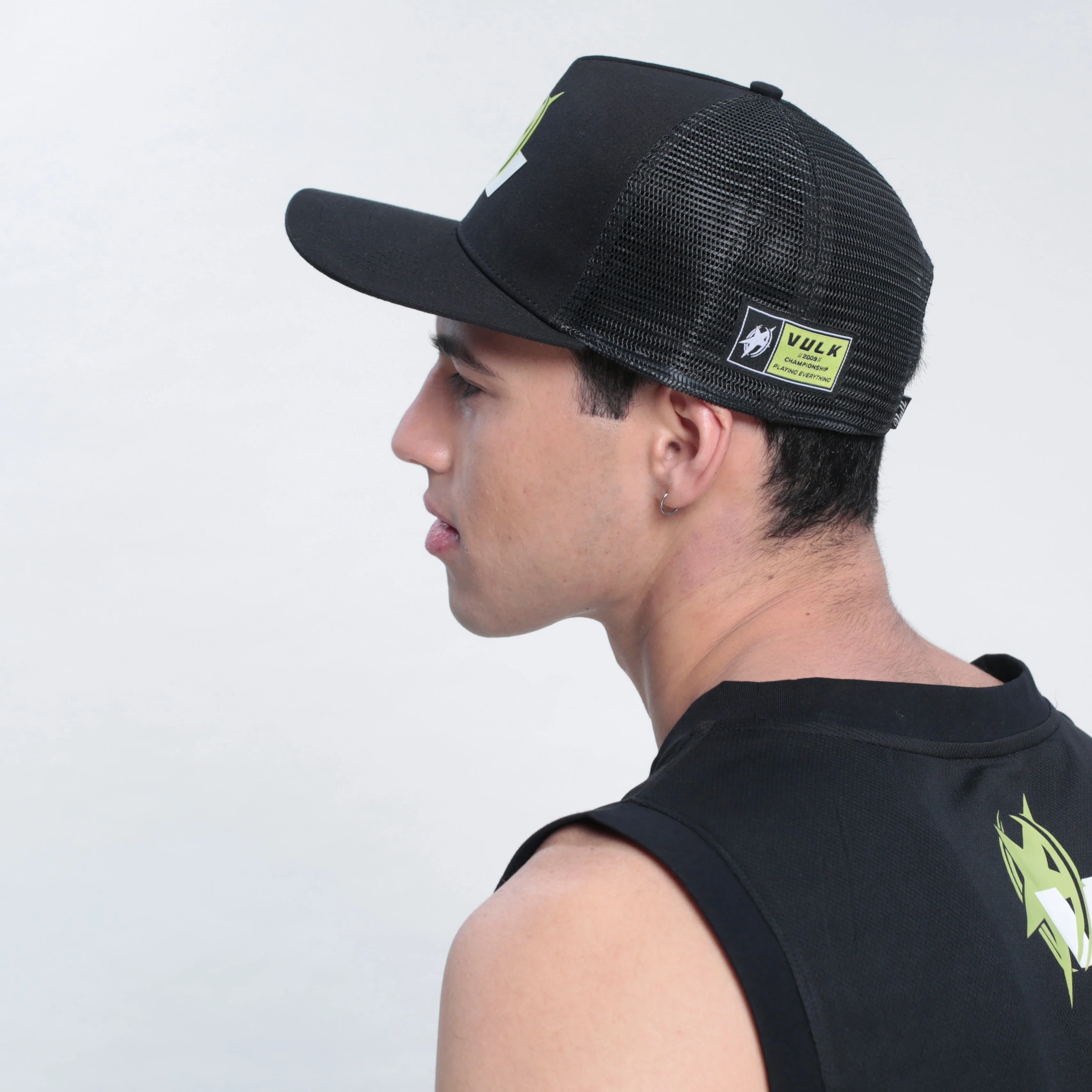 Gorra Vulk Team Flat Trucker Black - Image 4