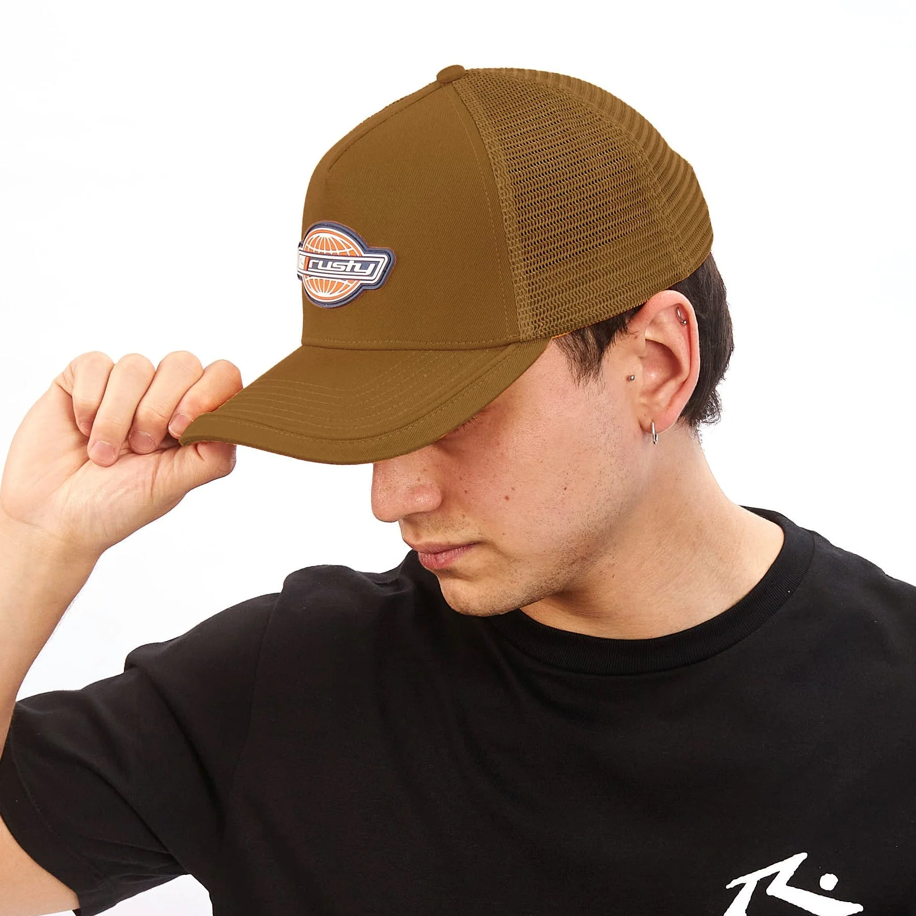Gorra Rusty Kalopsia Trucker Cap Golden Brown - Image 2