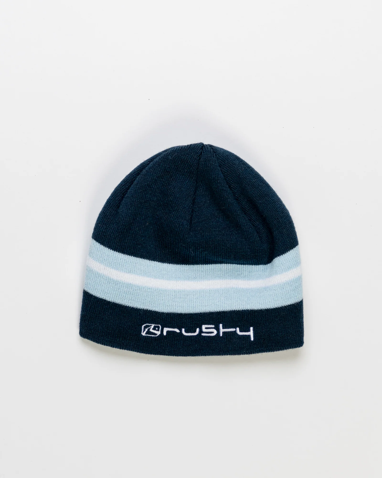 Gorro Lana Rusty Atlantic Stripe Recycled Beanie* Atlantic Blue - Image 2