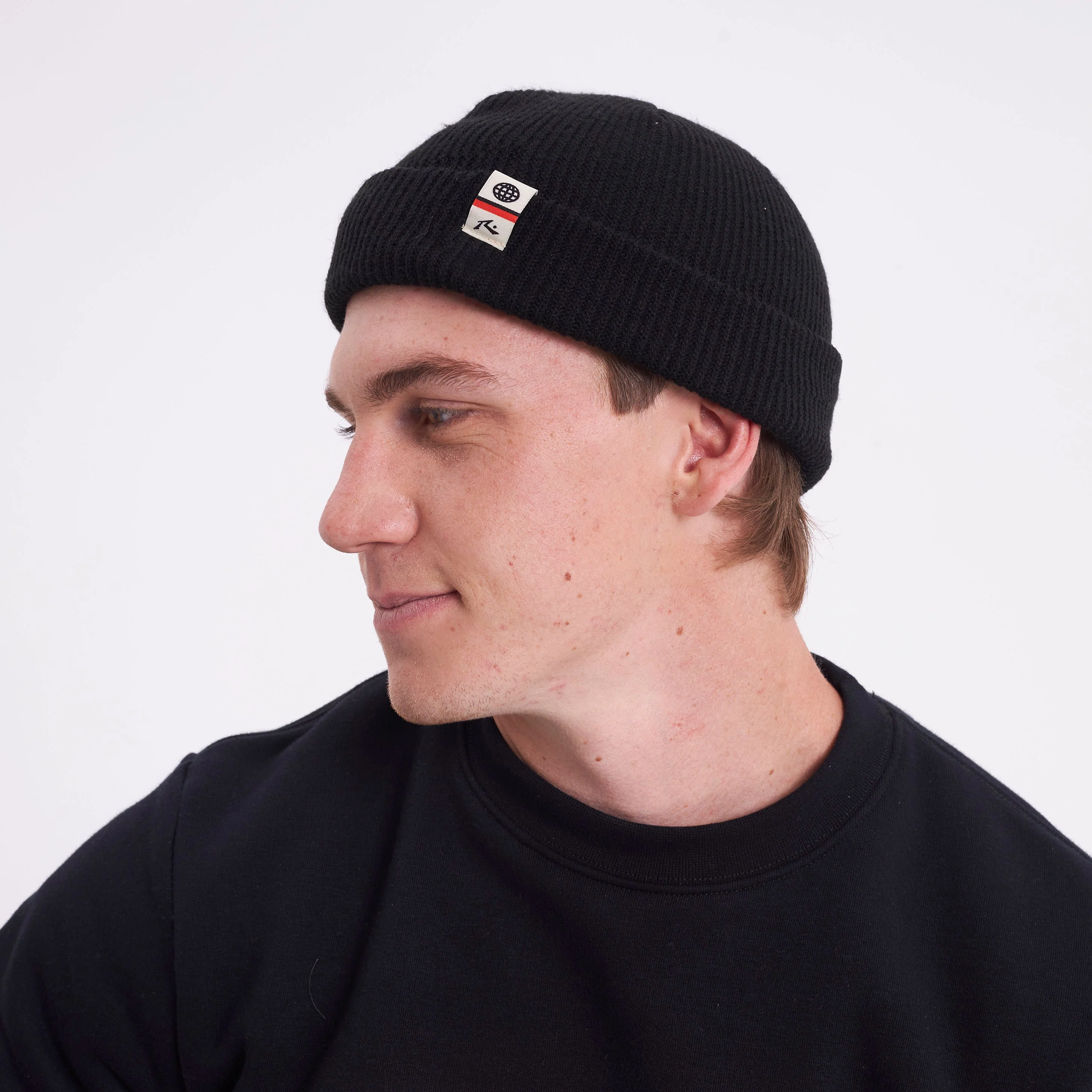 Gorro Lana Rusty Fisherman Beanie Black - Image 2