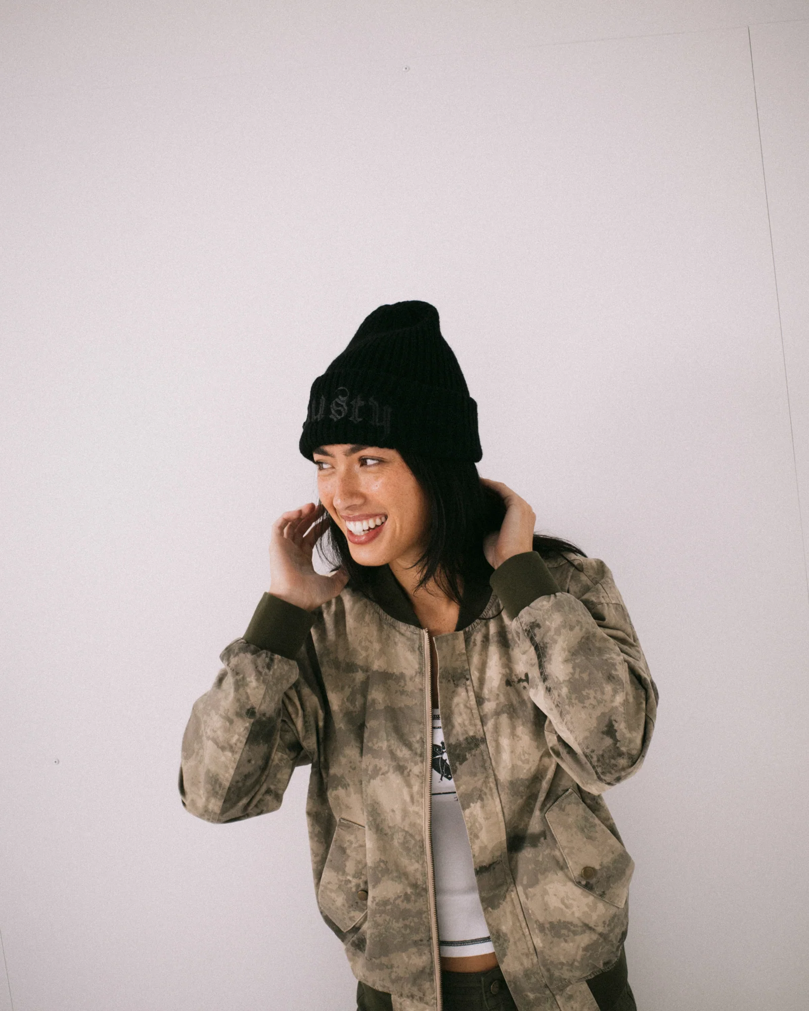 Gorro Lana Rusty Roxanne Beanie Black - Image 5