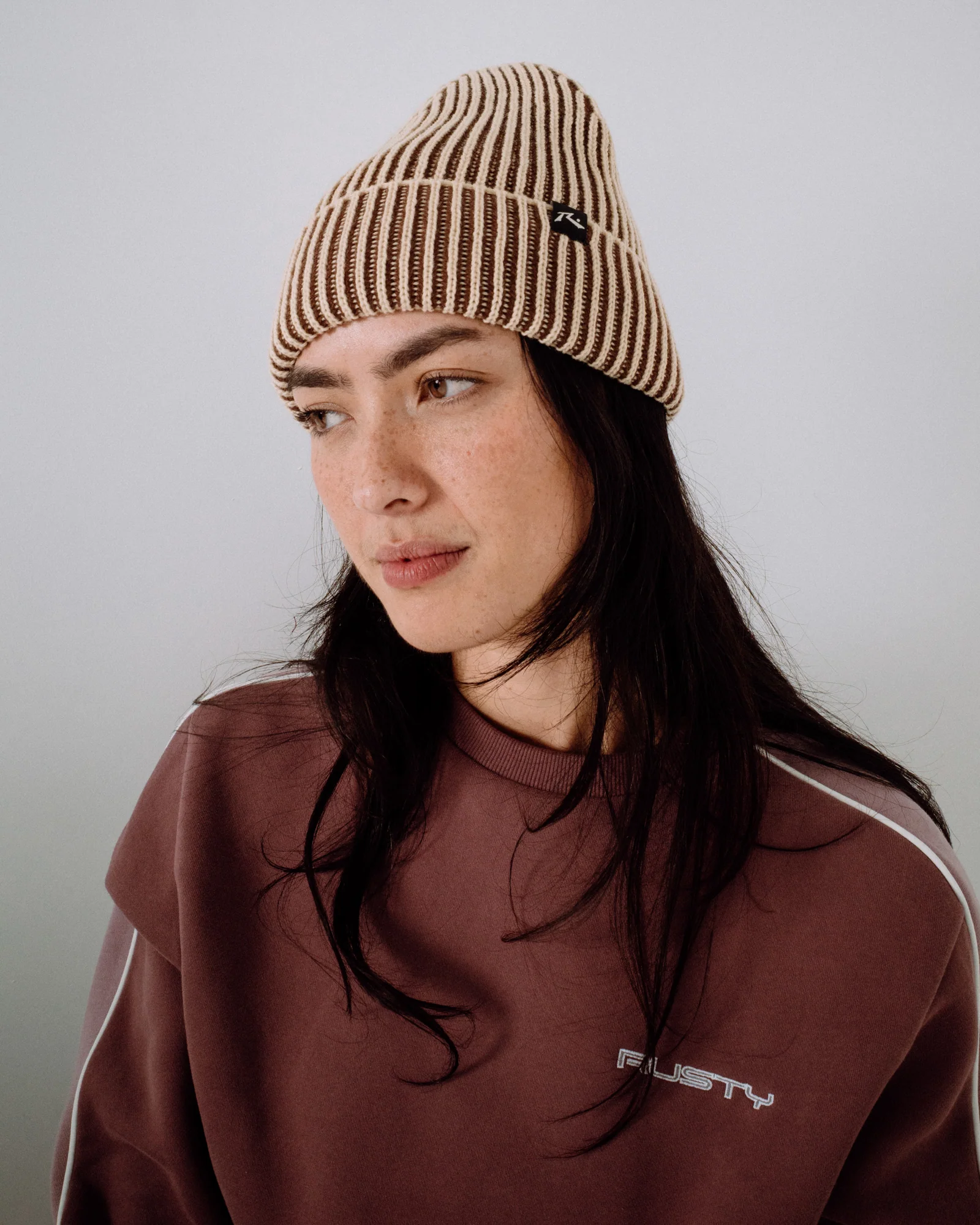 Gorro Lana Rusty Pixel Beanie Oatmeal - Image 4