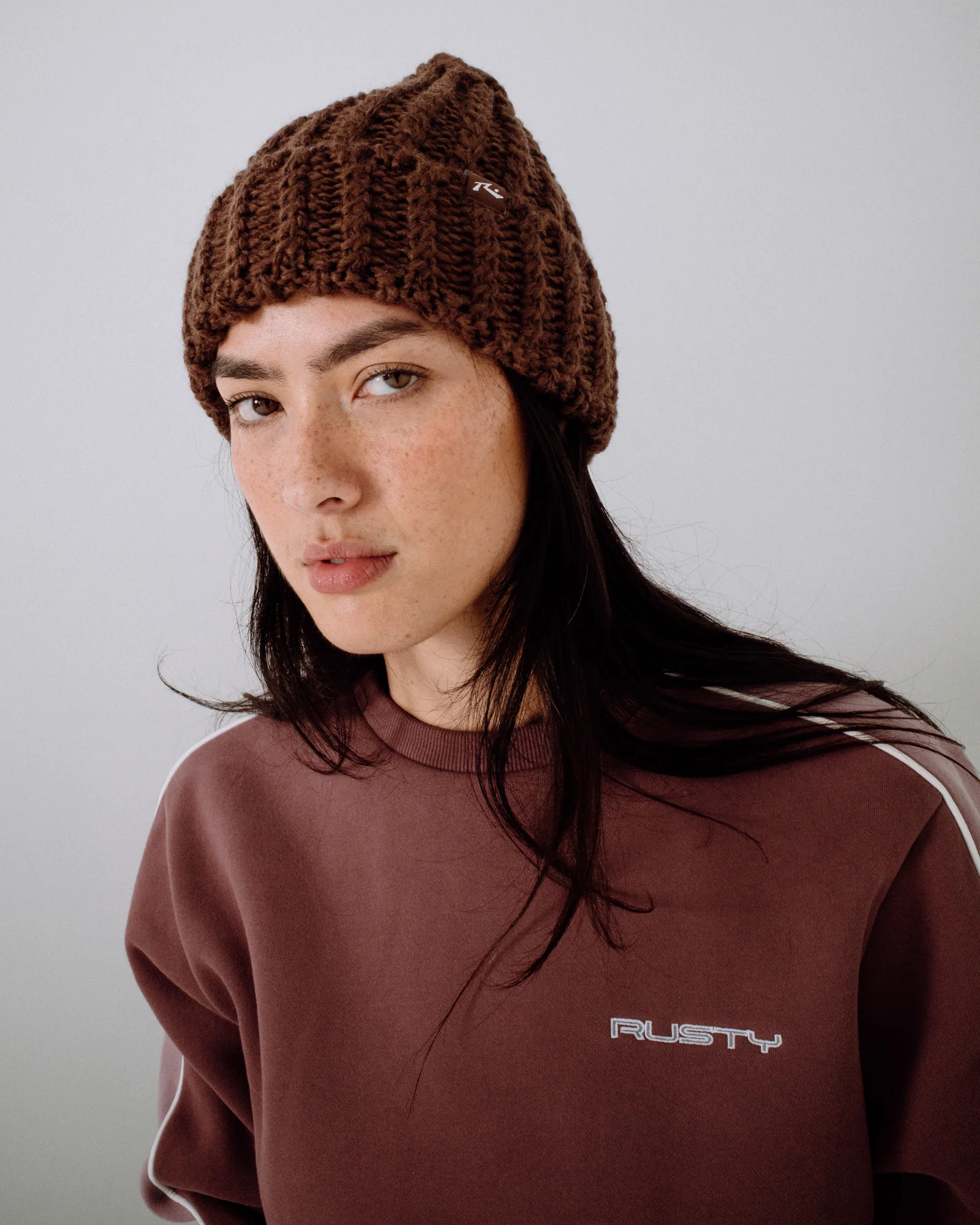 Gorro Lana Rusty Aspen Chunky Beanie Pinecone 1 - Image 4