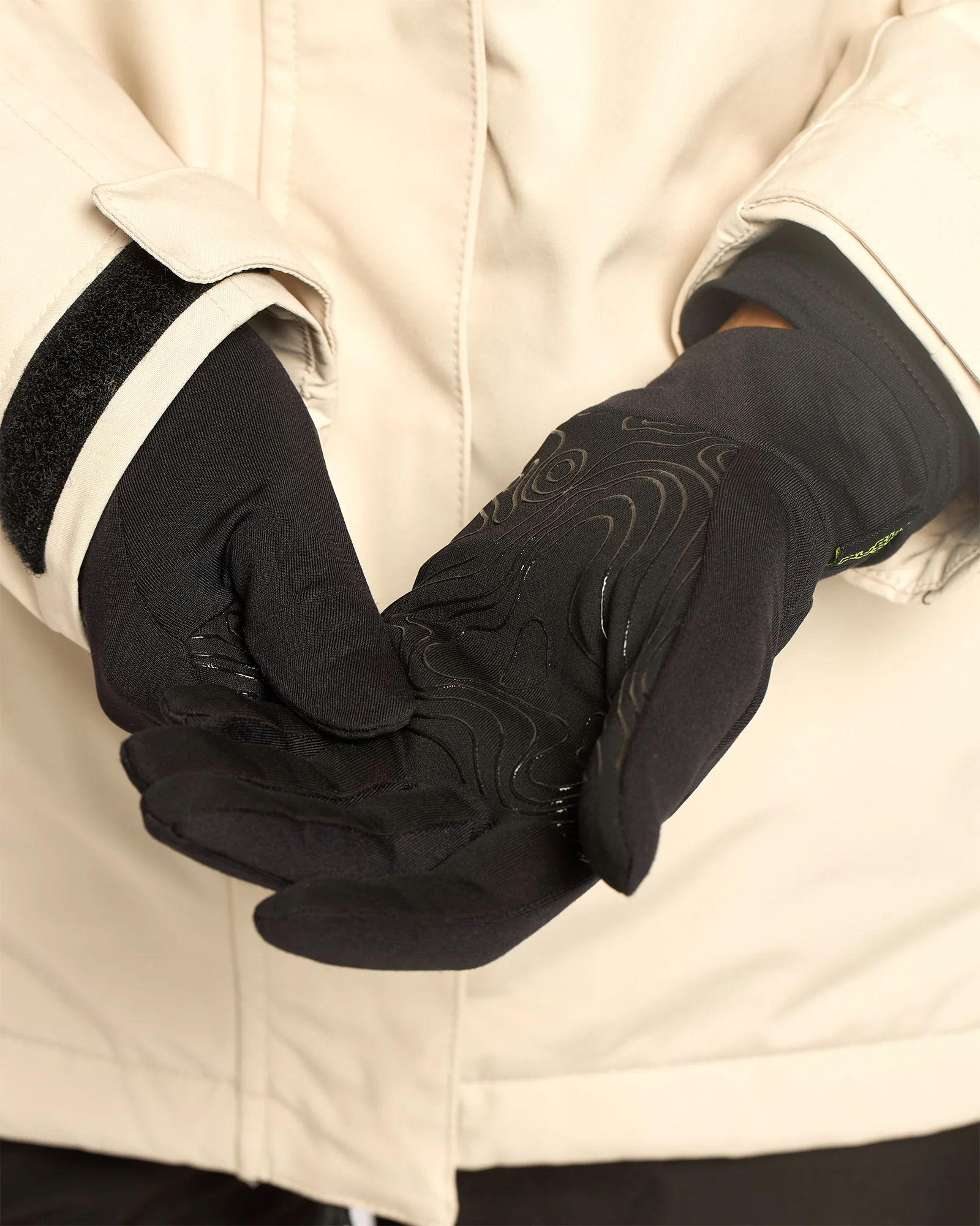 Guantes Rusty Rabbit Thermal Lines Gloves Black - Image 5