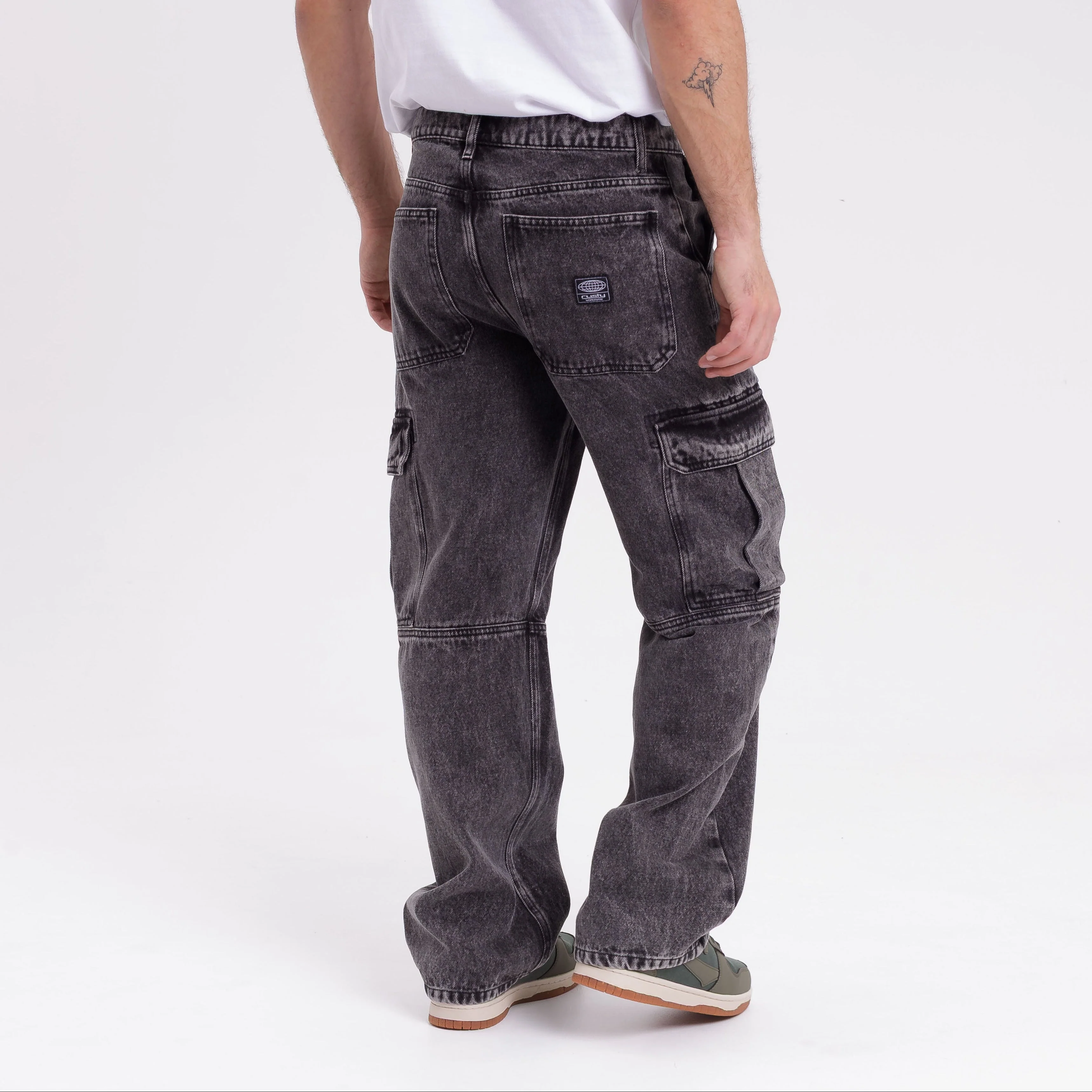 Jean Rusty Parklife 2 Cargo Jean Acid Black - Image 3