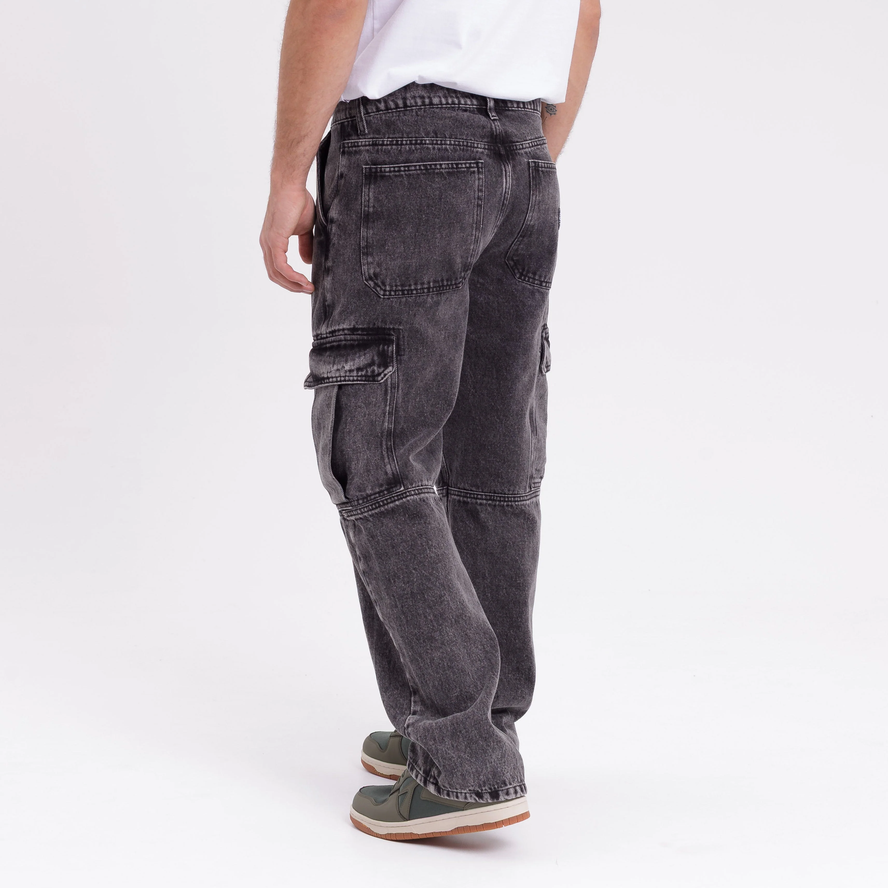 Jean Rusty Parklife 2 Cargo Jean Acid Black - Image 5