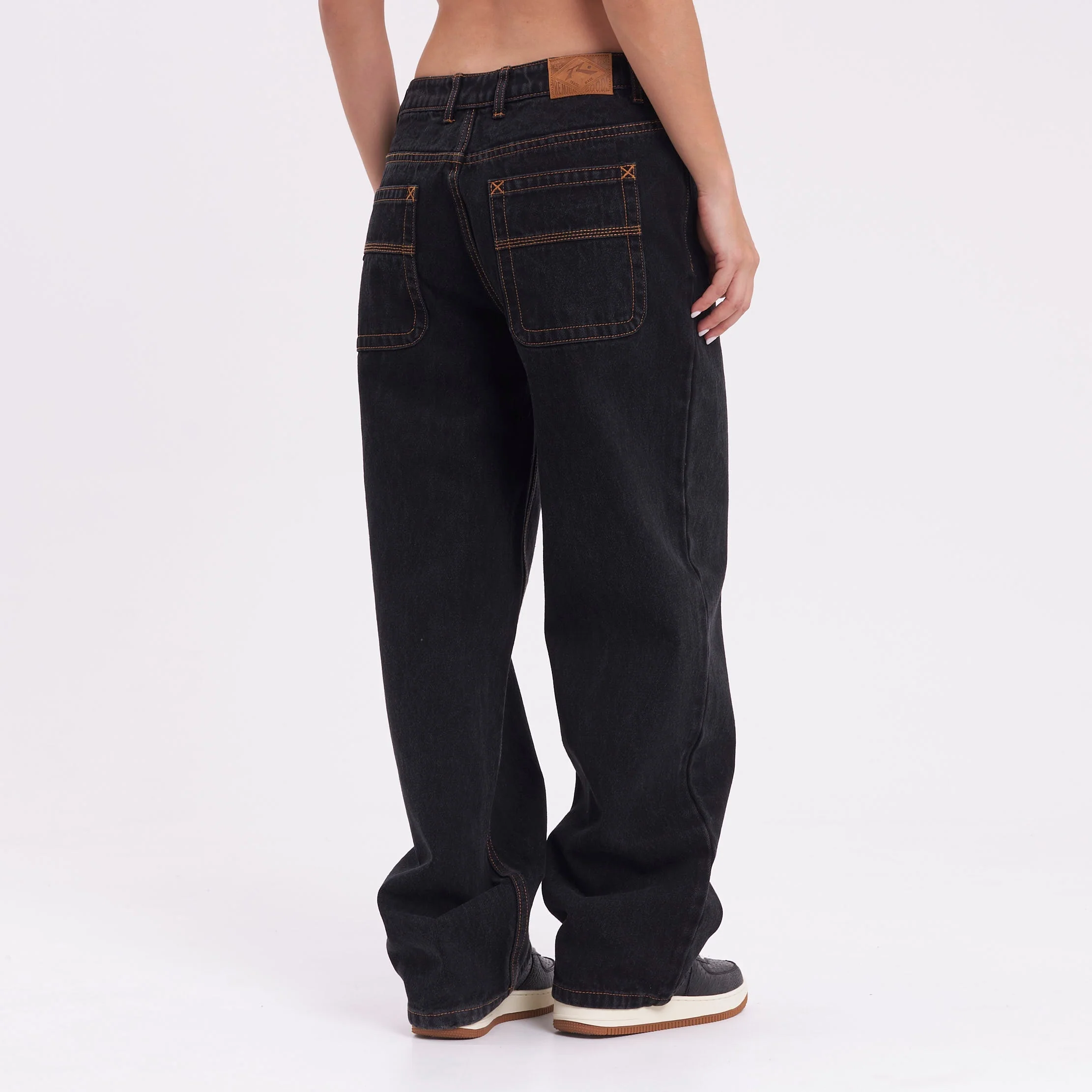 Jean Rusty Bethany Baggy Low Rise Jean Ld Black Out - Image 5