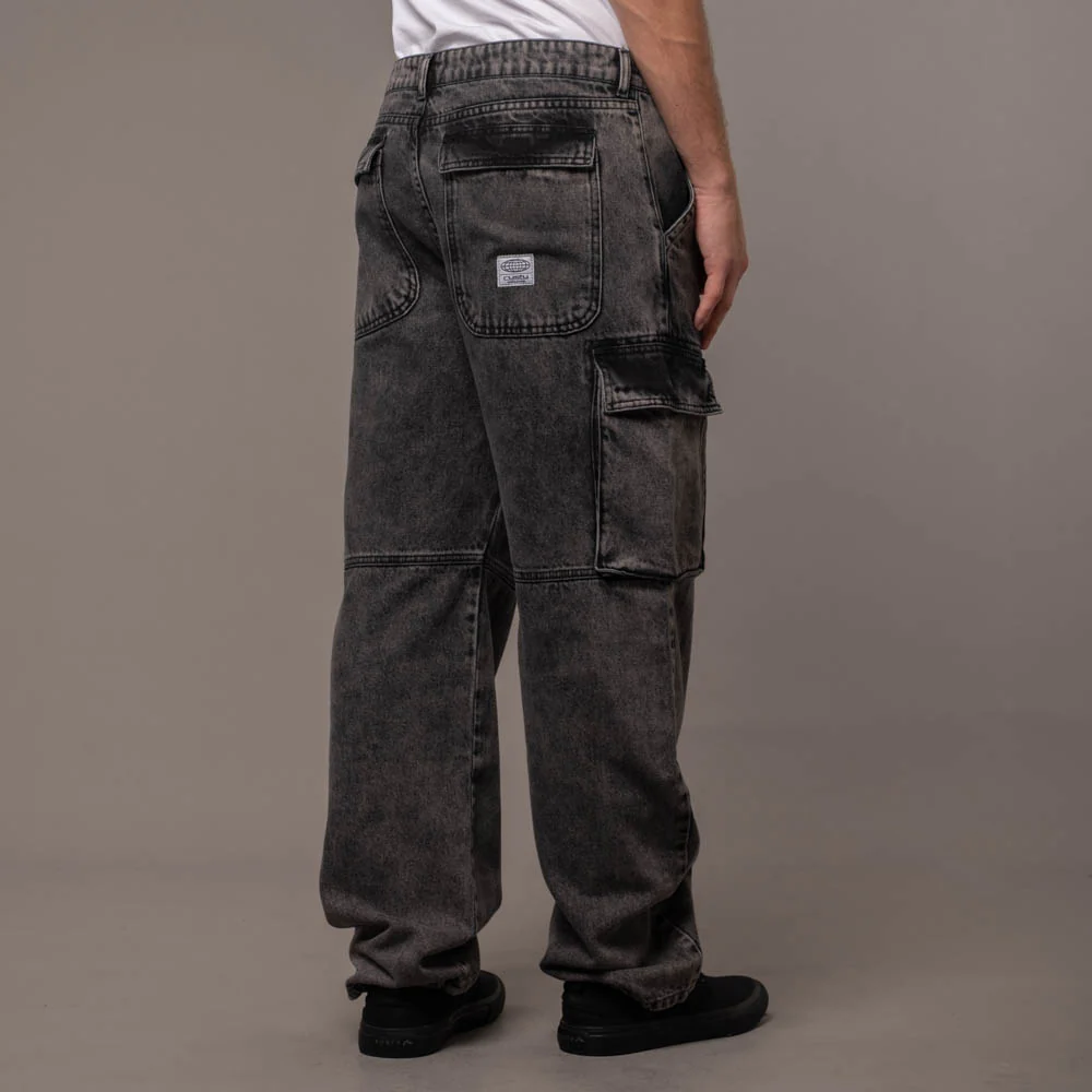 Jean Rusty Parklife Cargo Jean Jr Black - Image 3
