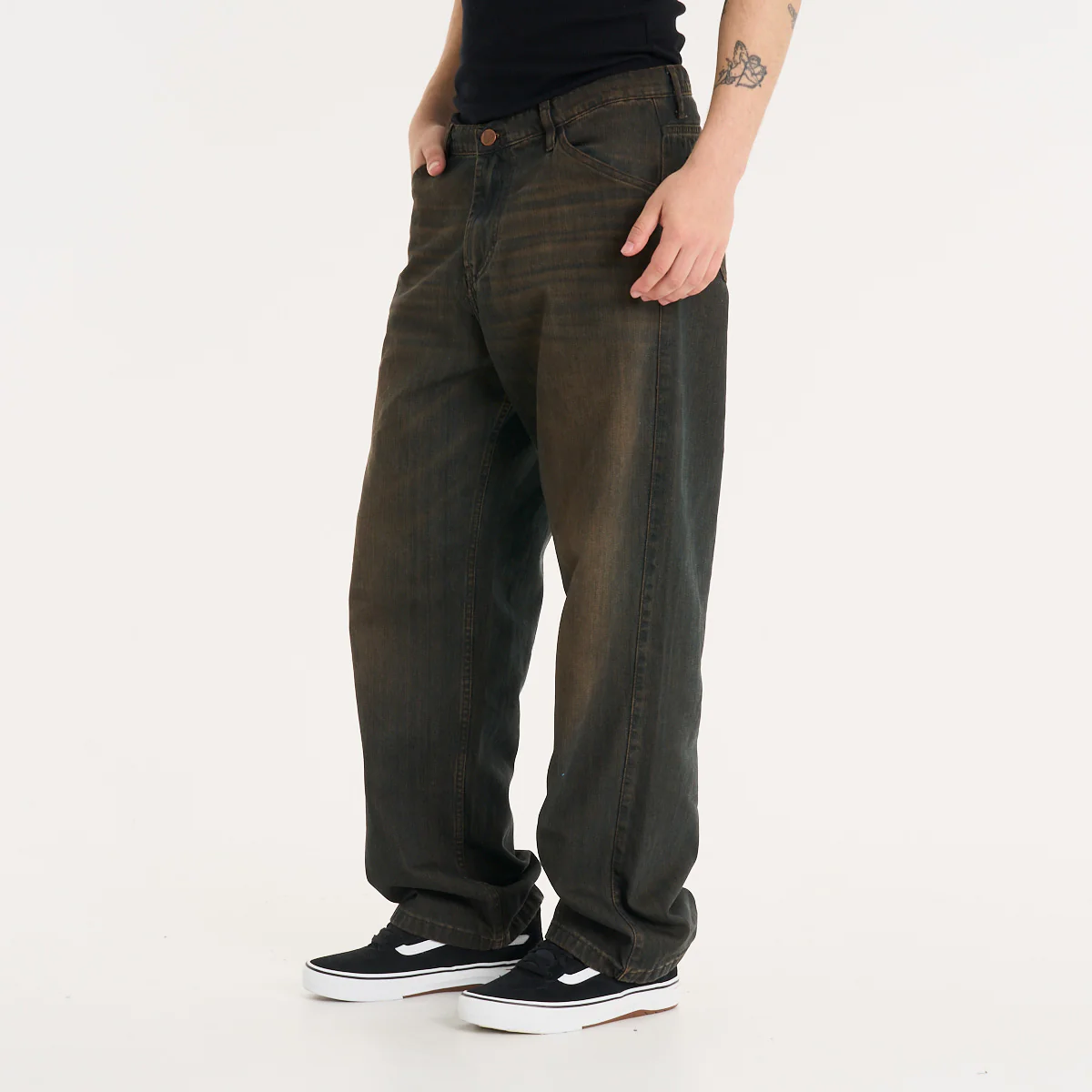 Jean Vulk Peter Extra Relax Jean Dark Brown - Image 4