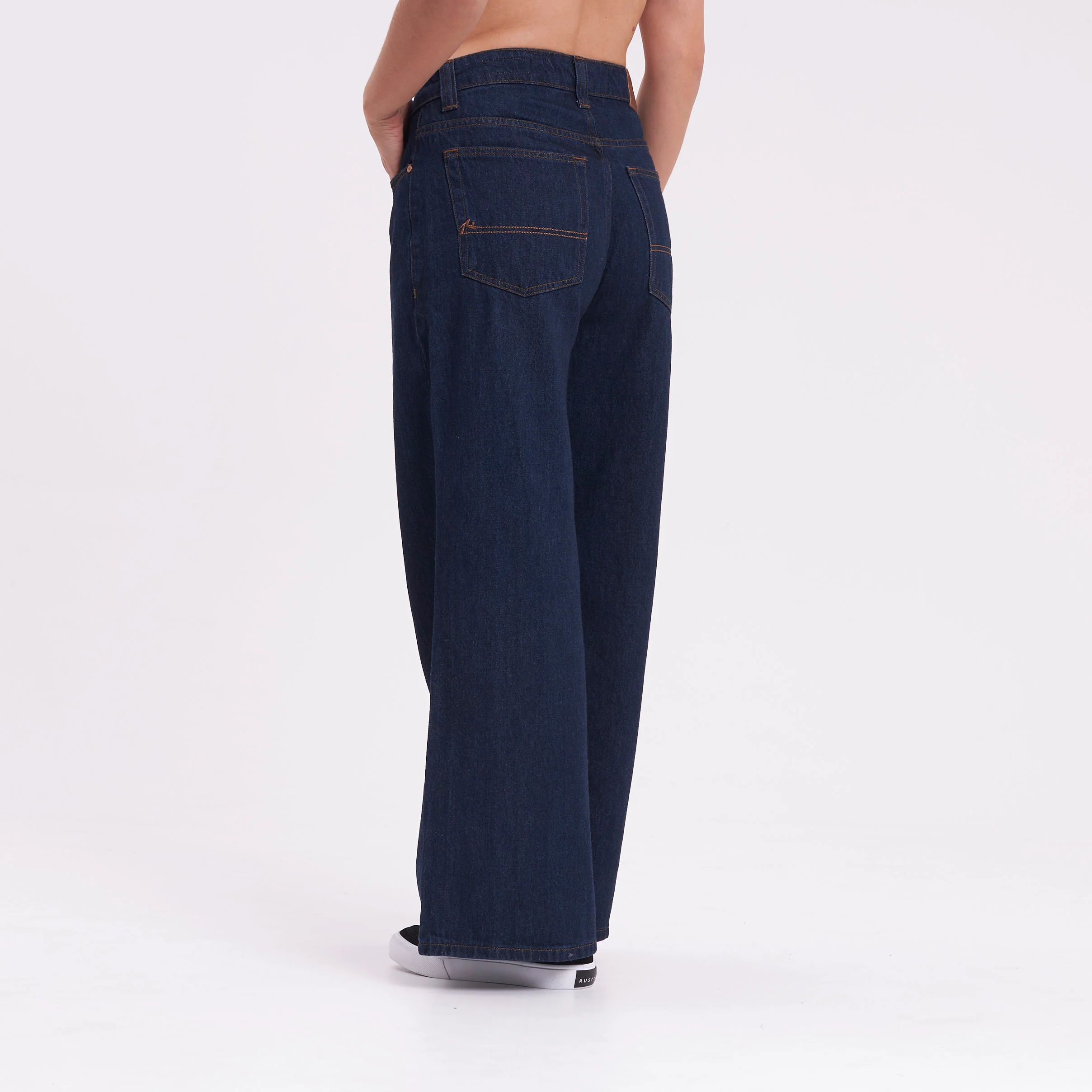 Jean Rusty Wendy Hi Rise Wide Leg Jean Ld Deep Blue - Image 5