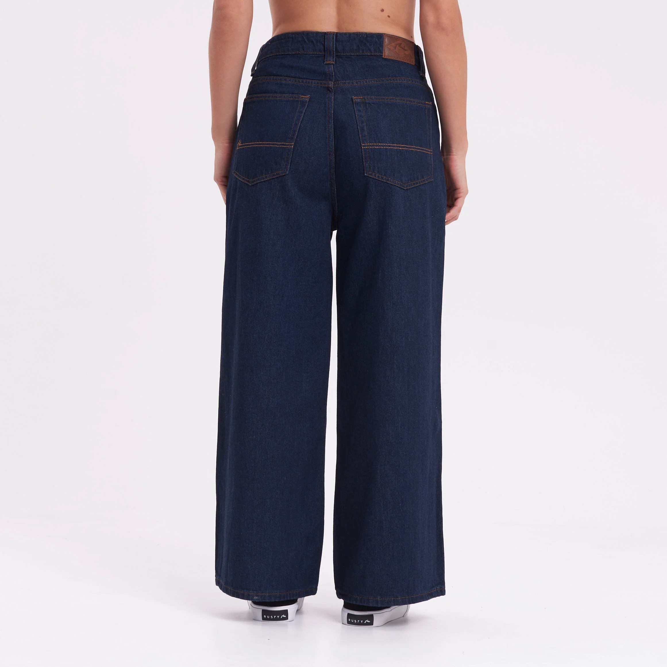 Jean Rusty Wendy Hi Rise Wide Leg Jean Ld Deep Blue - Image 6