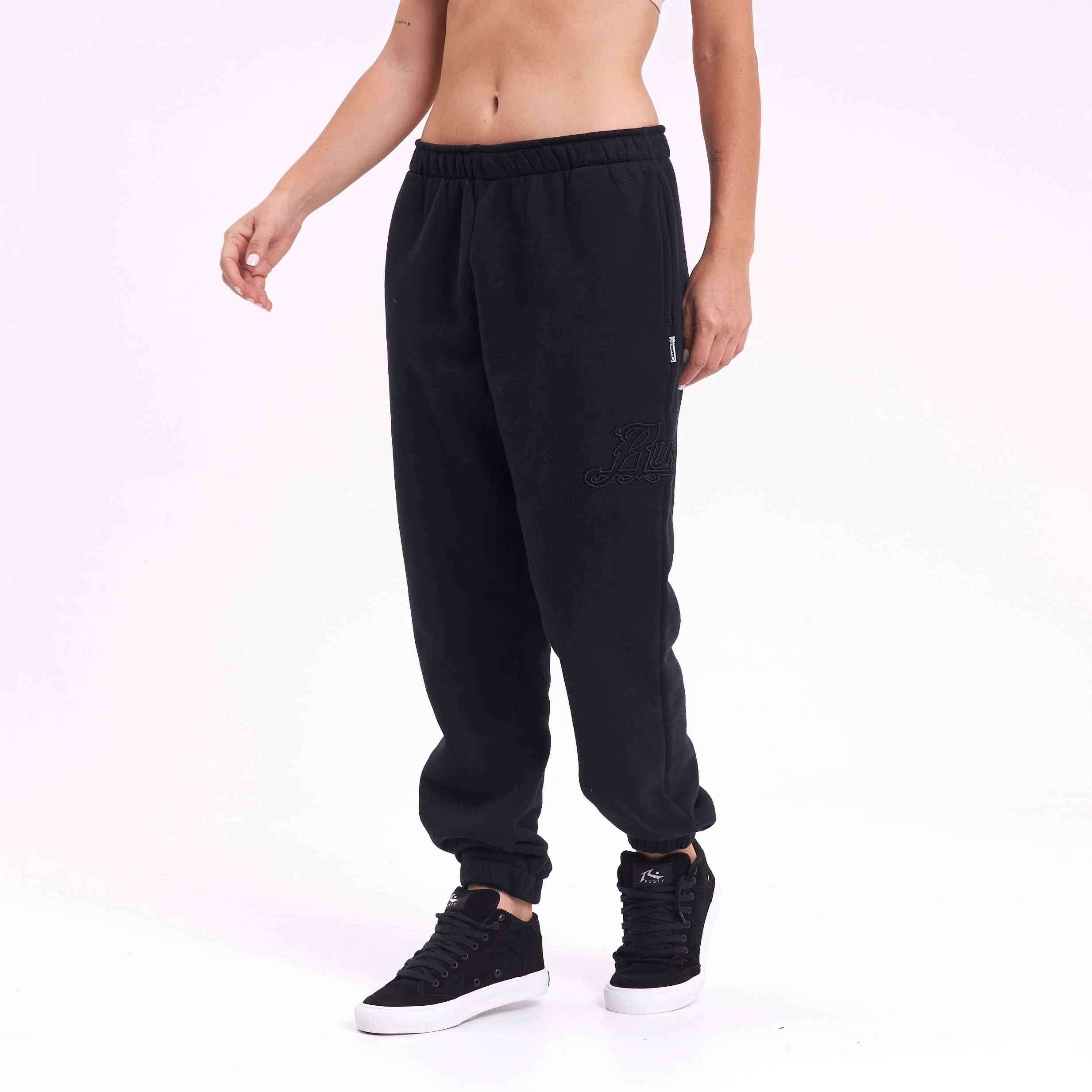 Jogging Rusty Feel Essentials Trackpant Ld Black - Image 3