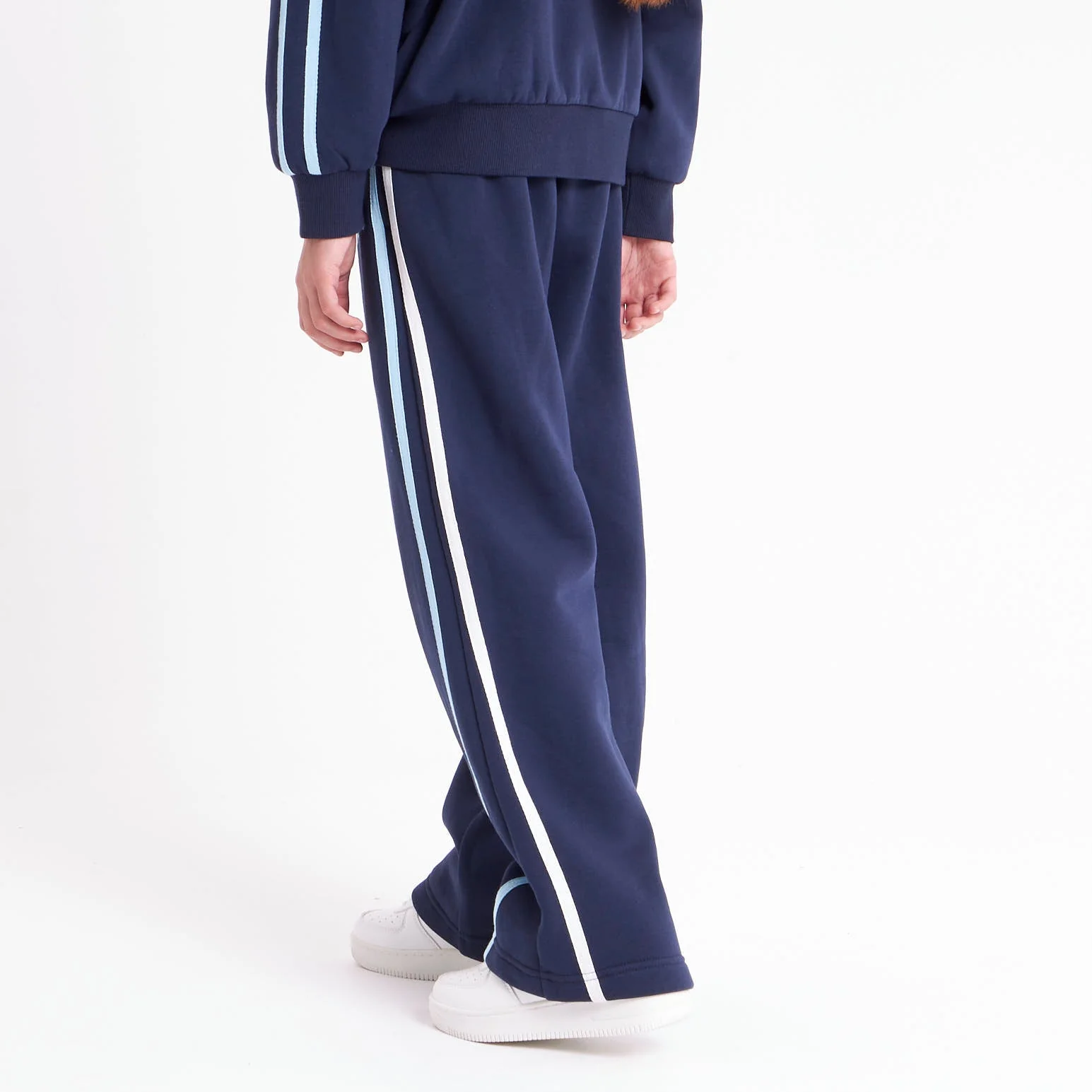 Jogging Rusty Girls Team Varsity Wide Leg Jogger Navy - Image 4