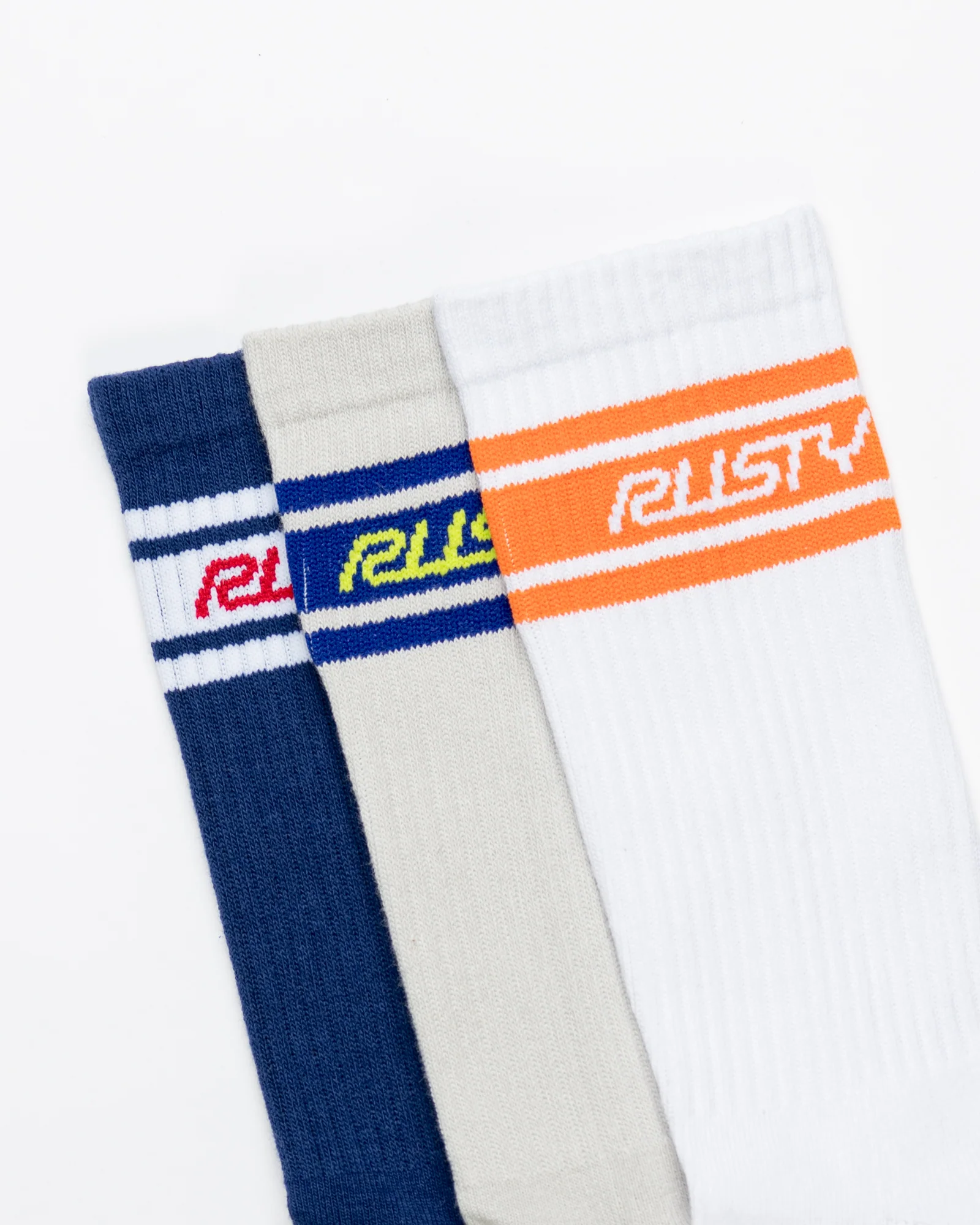 Medias Rusty Pit Crew Mid Calf 4-Sock Pack* Multi - Image 2