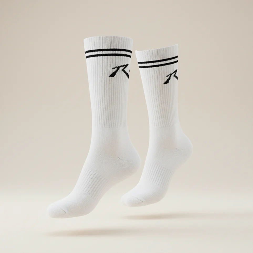 Medias Rusty Comp Mid Calf 4-Sock Pack White 1 - Image 2