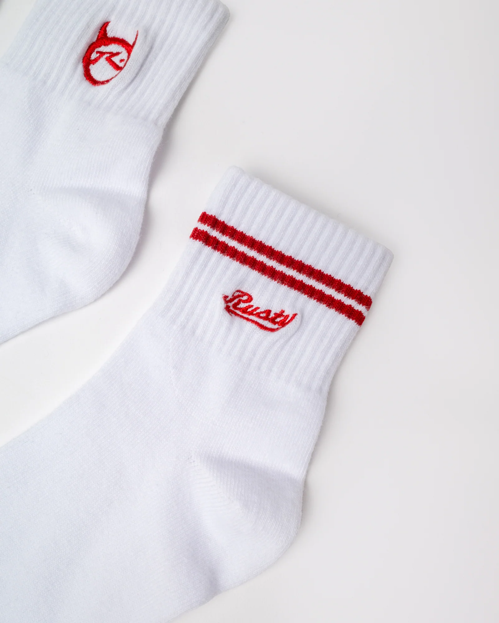 Medias Rusty Fancy Day Crew 3-Sock Pack* White - Image 3