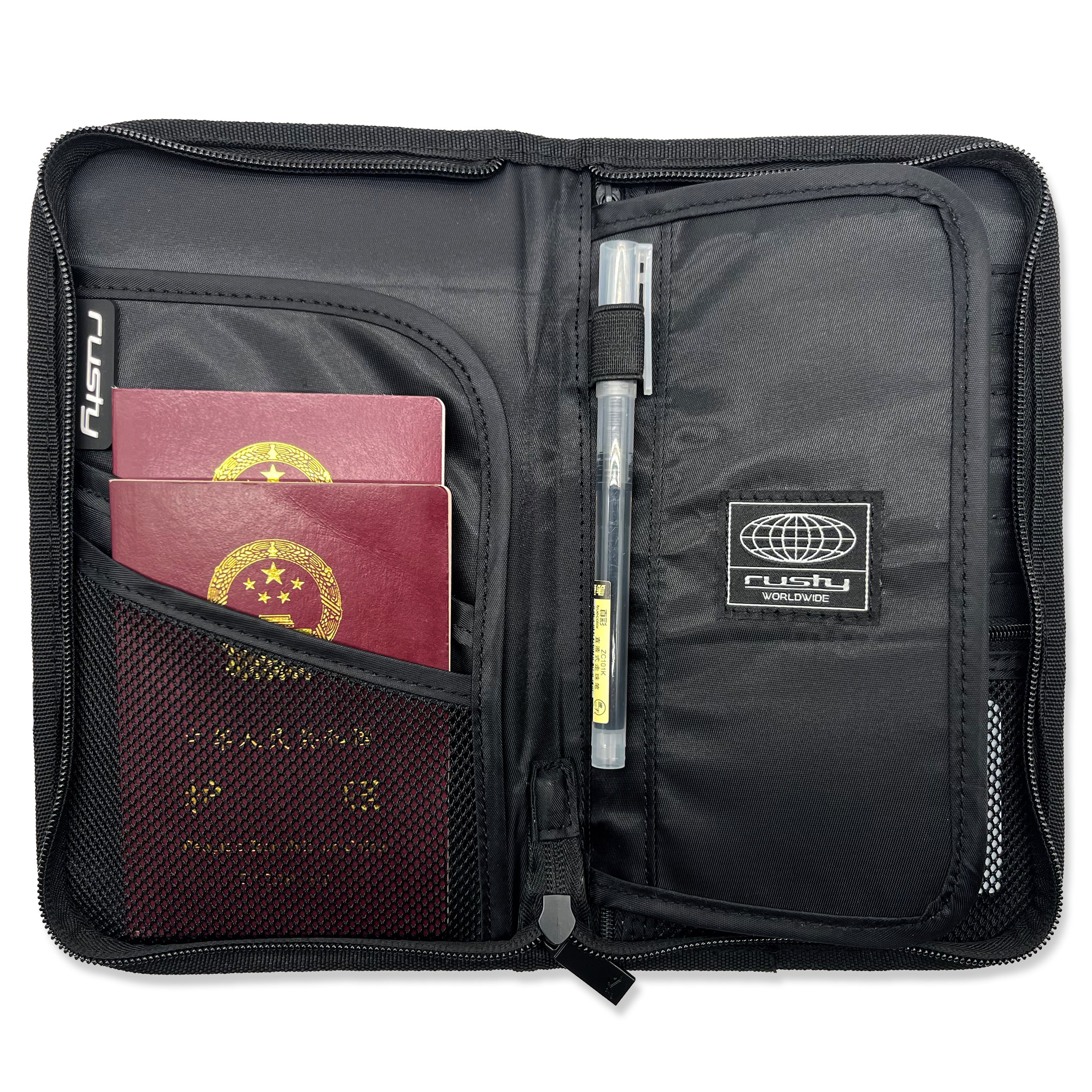 Mochila Rusty Travel Wallet B707 Black - Image 2