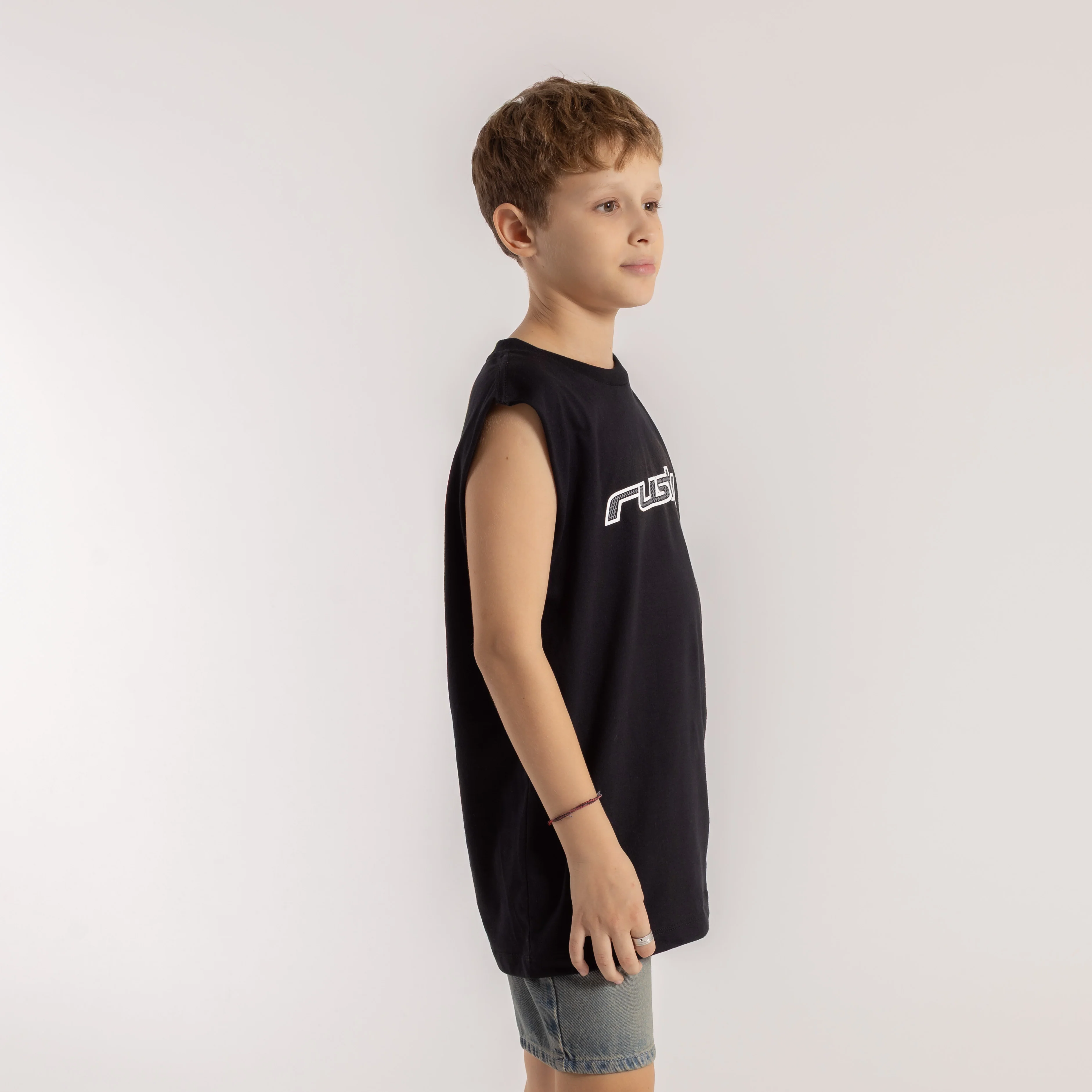 Musculosa Rusty Vital New Muscle Jr Black - Image 3