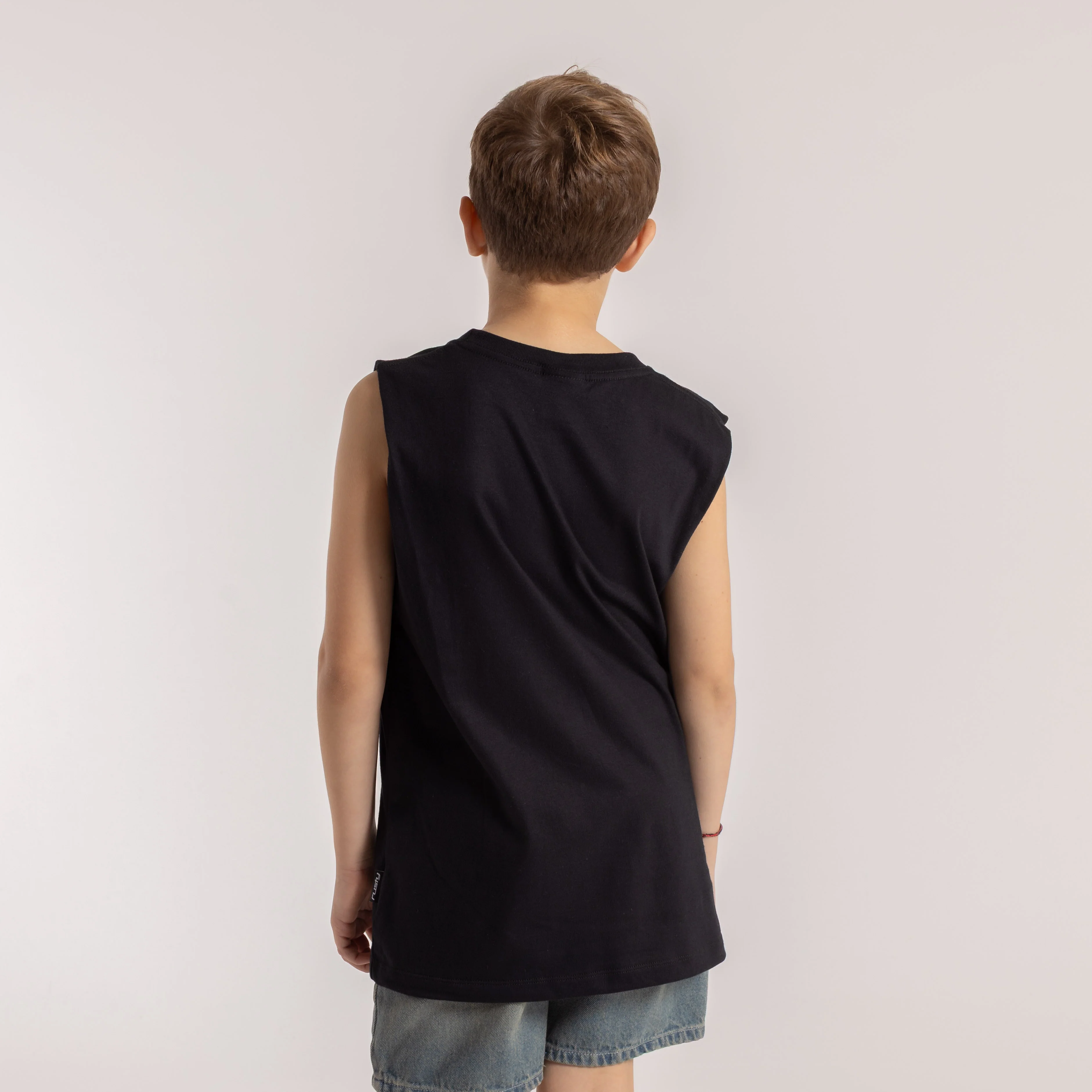 Musculosa Rusty Vital New Muscle Jr Black - Image 4