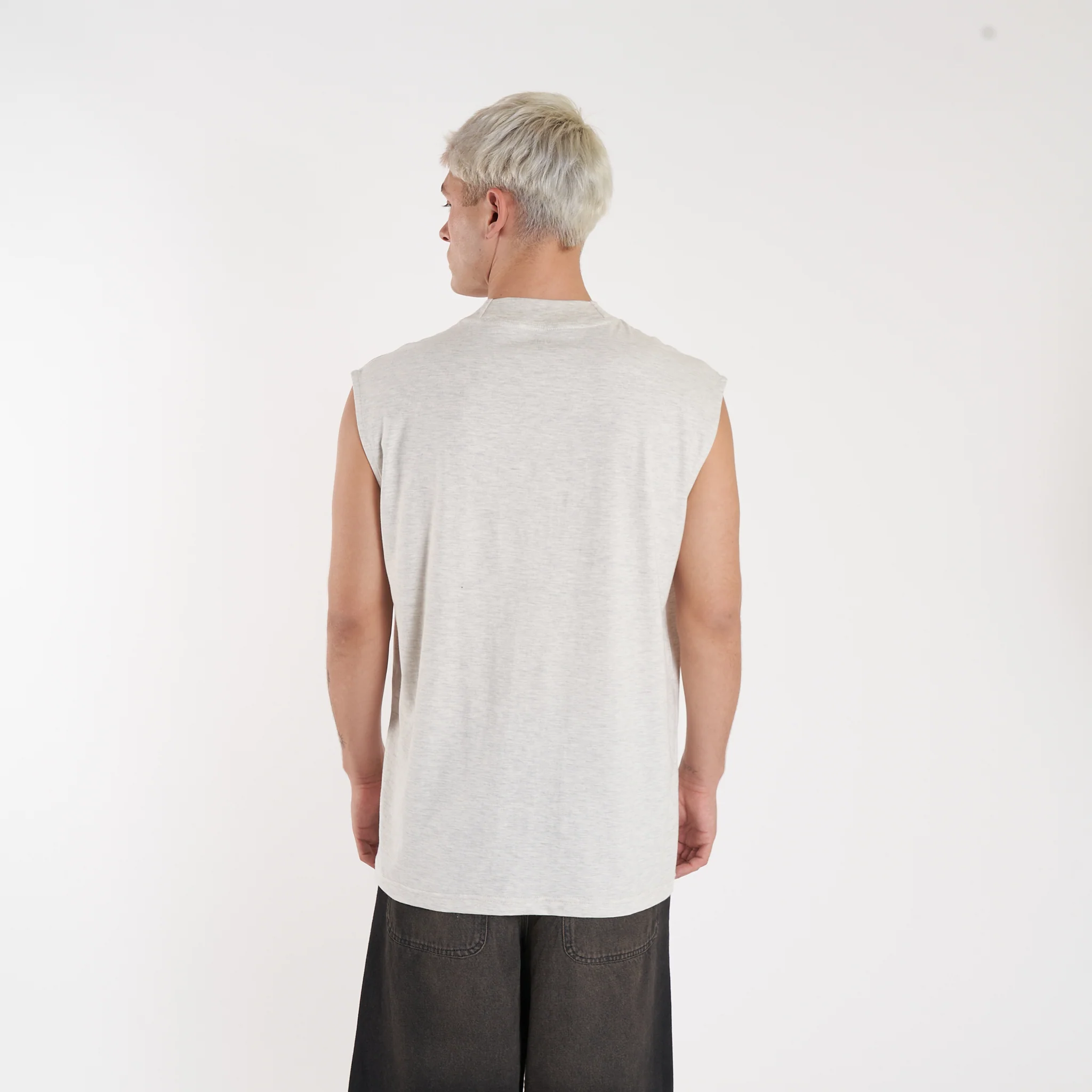 Musculosa Vulk Trip Muscle Cream Grey - Image 10