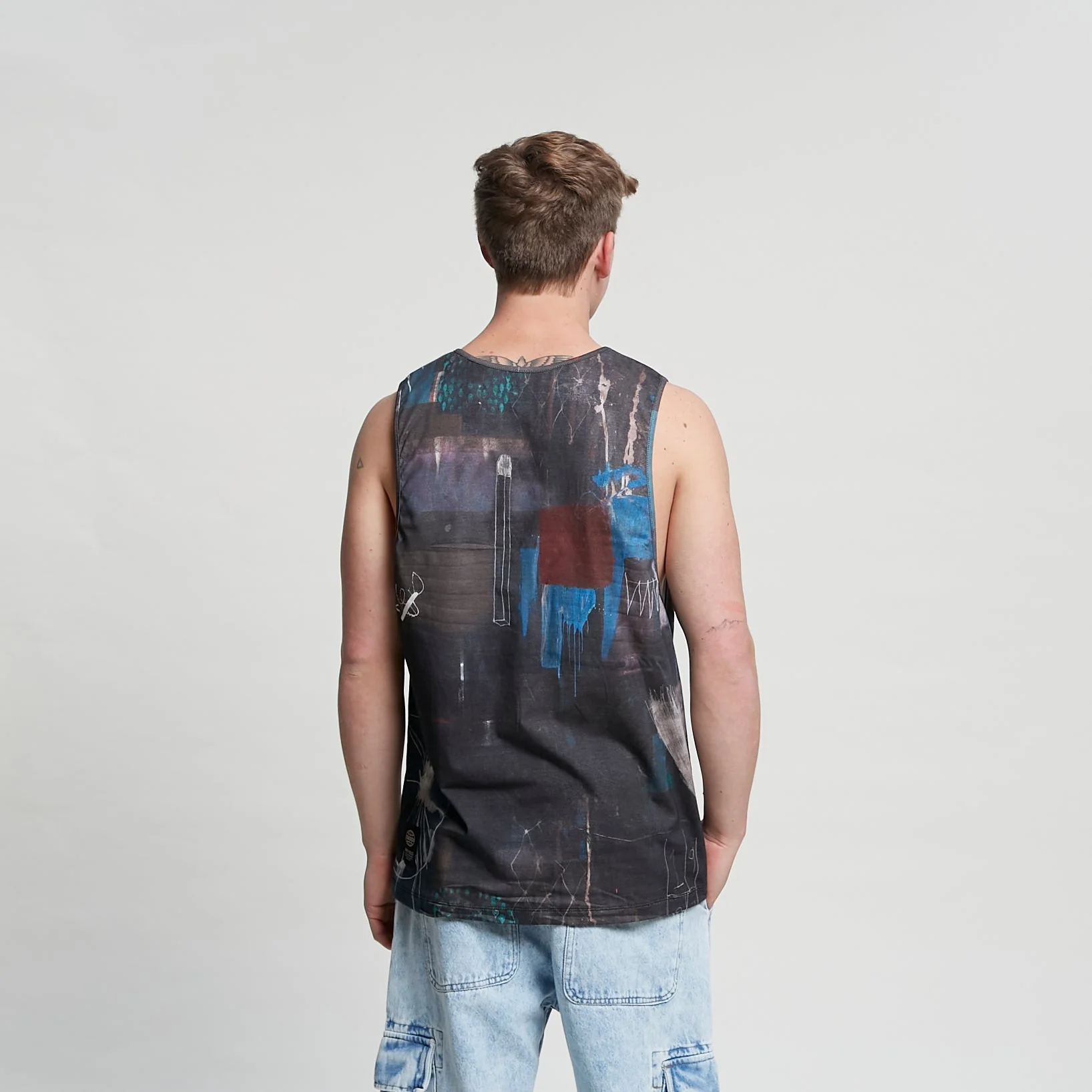 Musculosa Rusty Slave To The Wave Tank Fullprint - Image 3