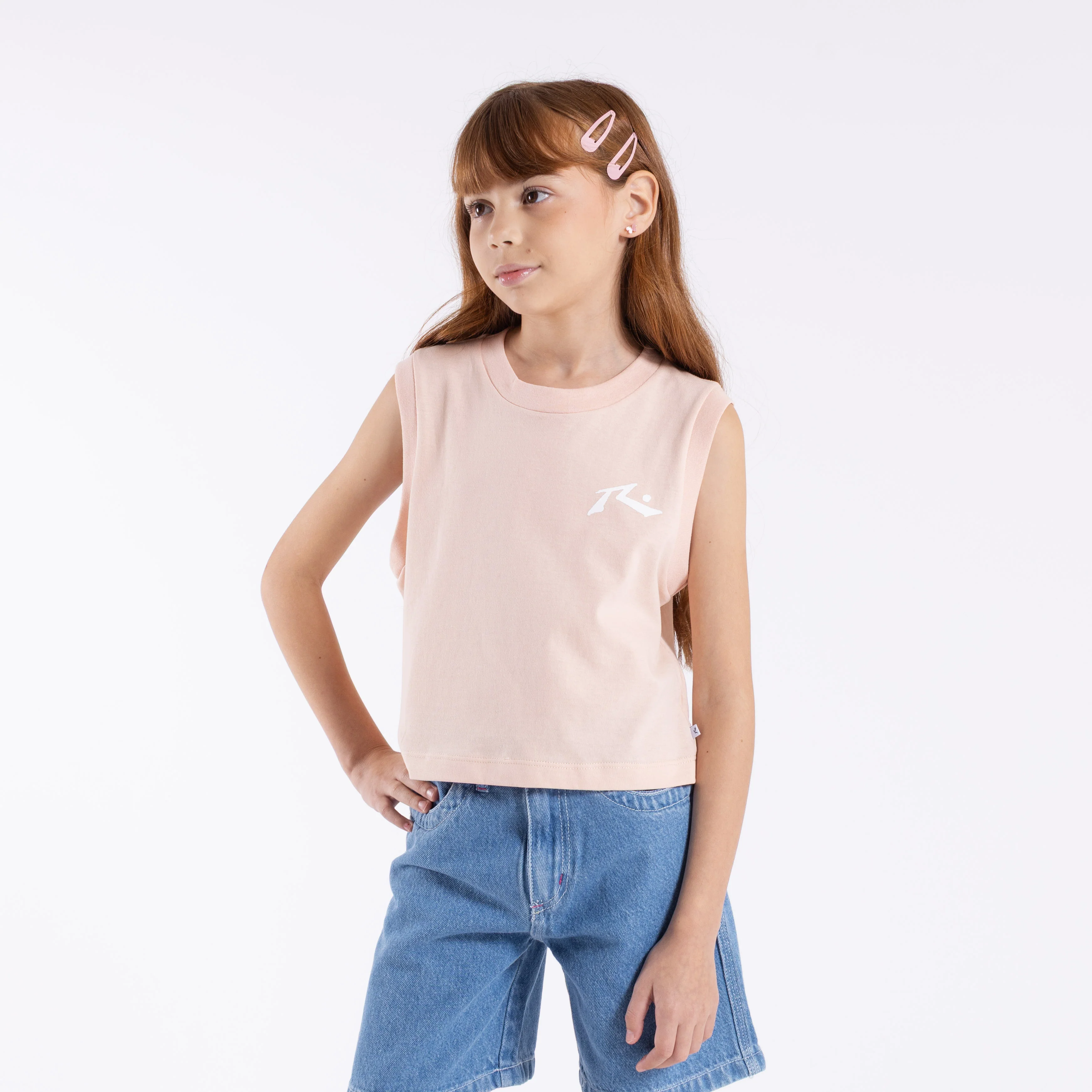 Musculosa Rusty Competition Muscle Girls Rose Cloud - Image 2