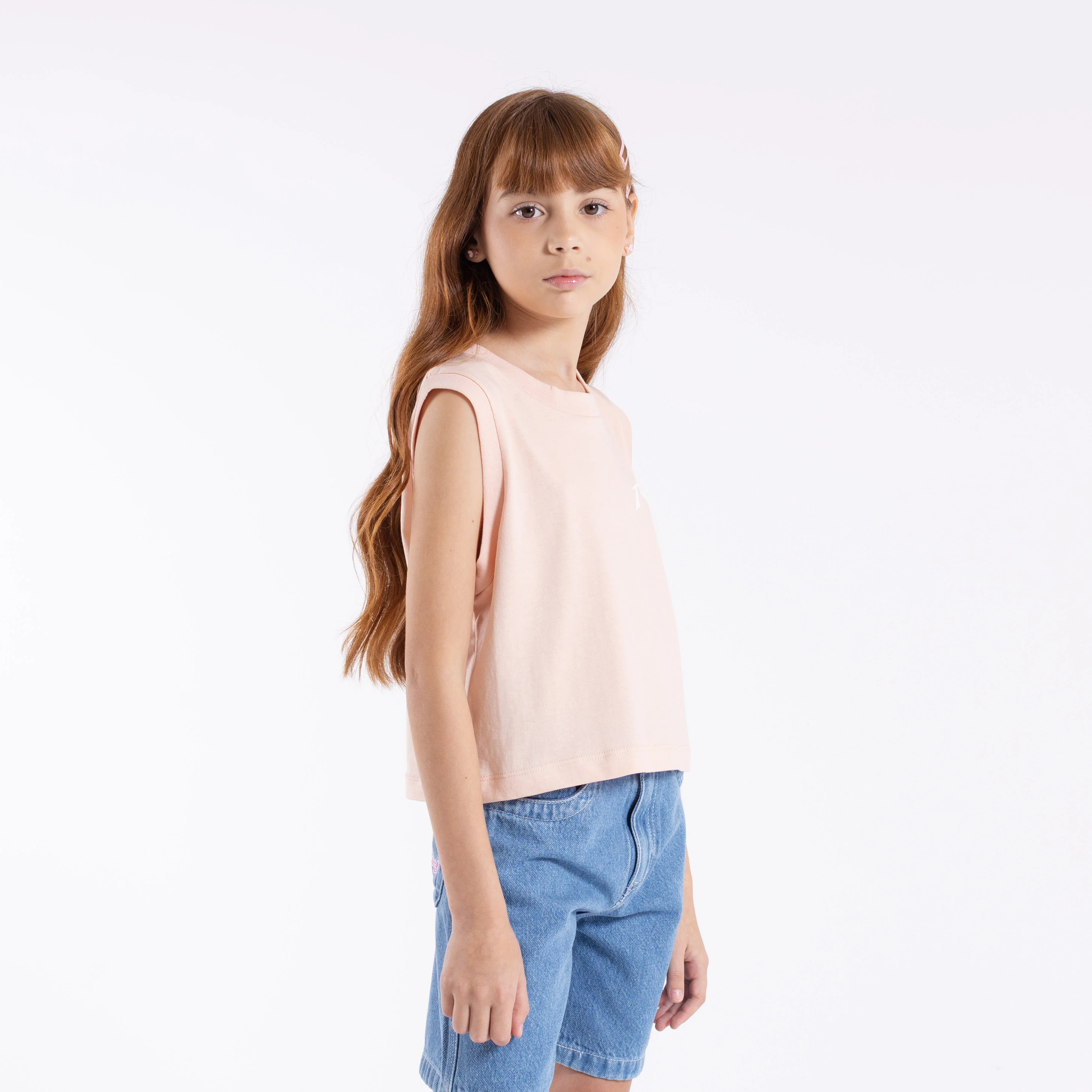 Musculosa Rusty Competition Muscle Girls Rose Cloud - Image 3