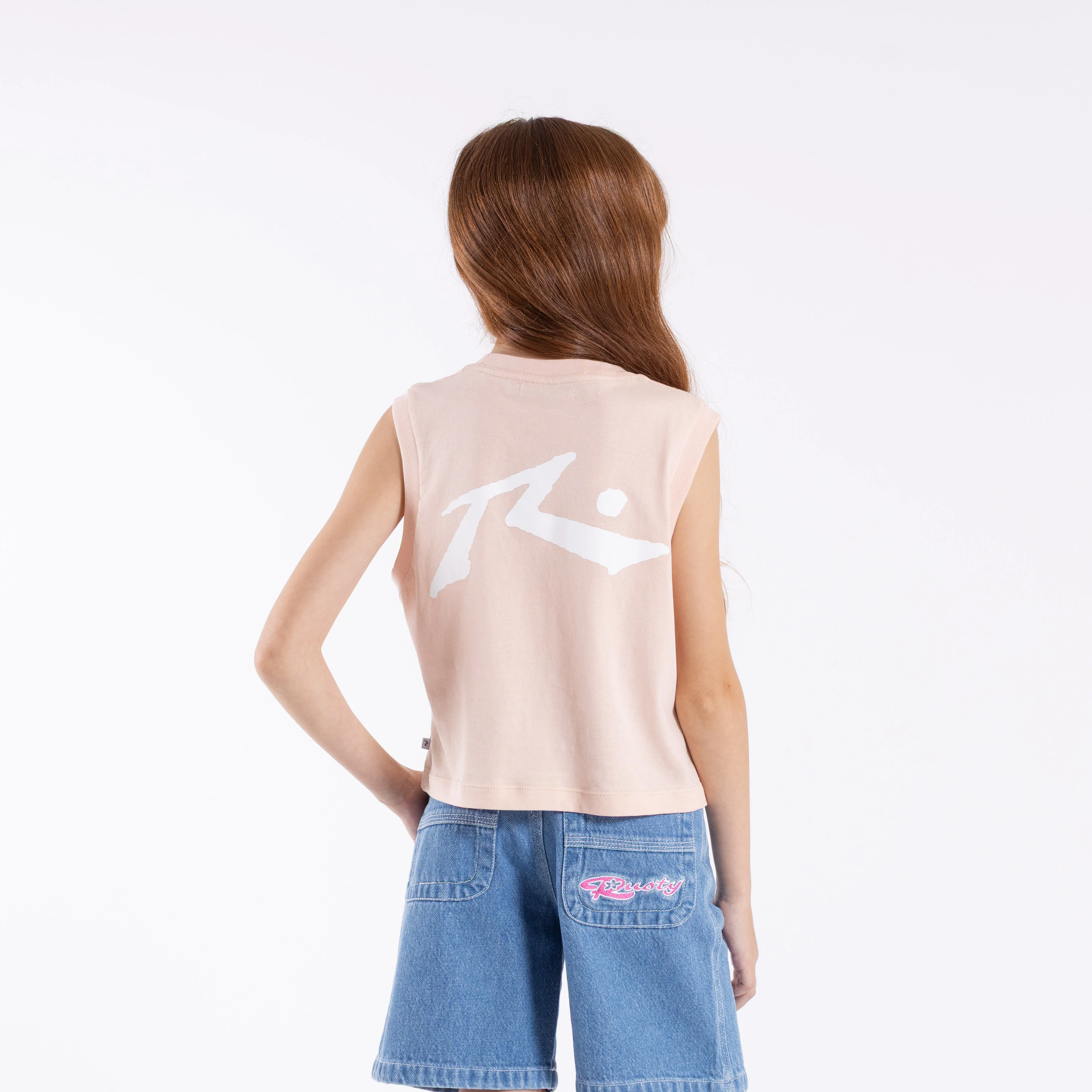 Musculosa Rusty Competition Muscle Girls Rose Cloud - Image 5
