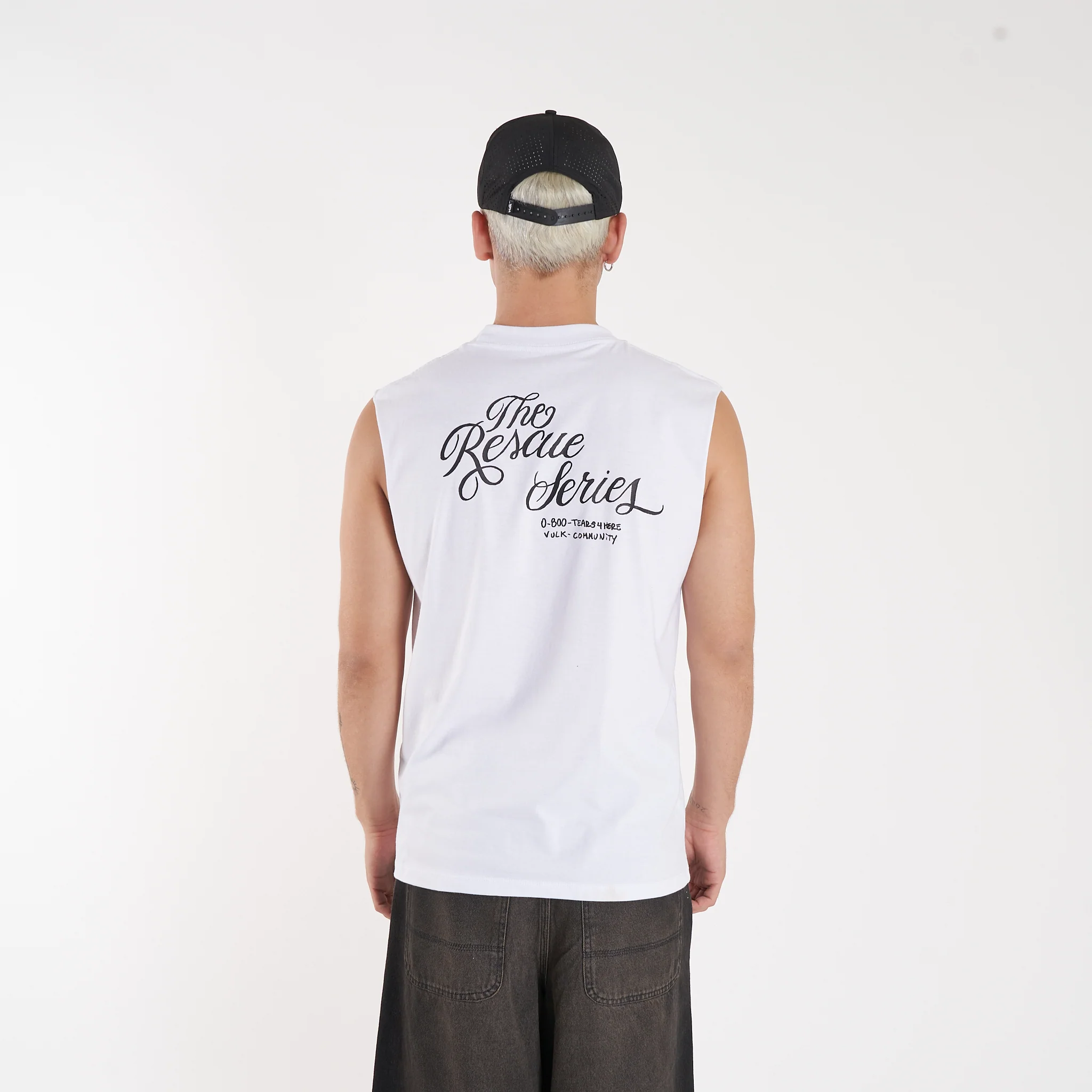 Musculosa Vulk Tears Muscle White - Image 10