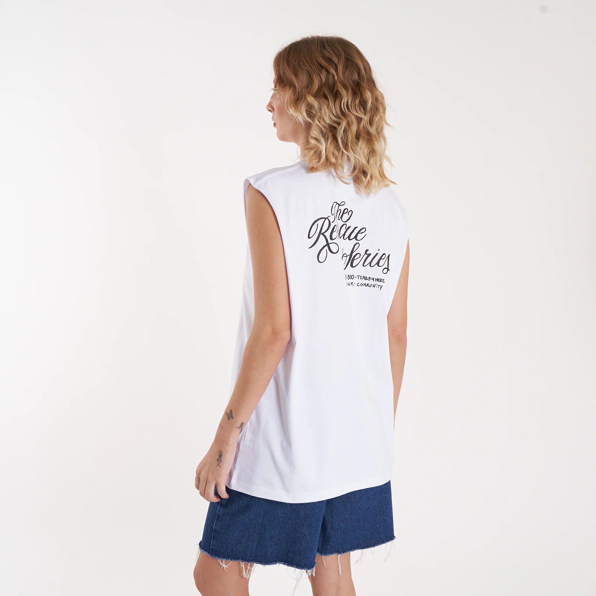Musculosa Vulk Tears Muscle White - Image 7