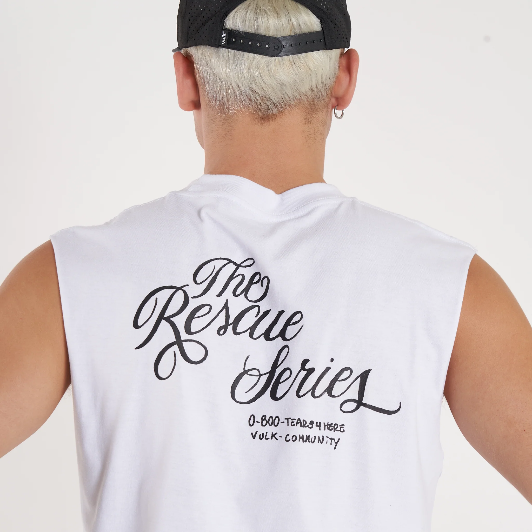 Musculosa Vulk Tears Muscle White - Image 8
