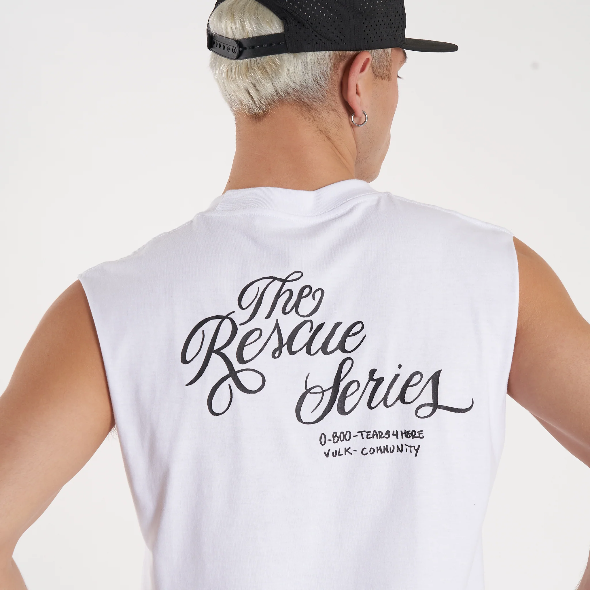 Musculosa Vulk Tears Muscle White - Image 9