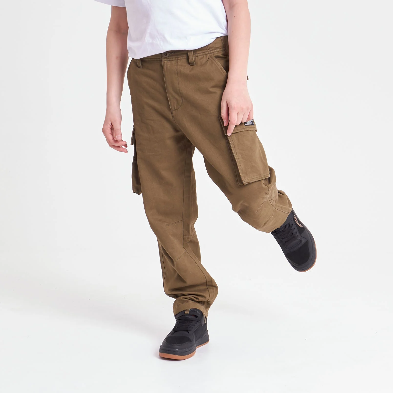 Pantalon Rusty Jonestown Twill Cargo Pant Jr Army - Image 2