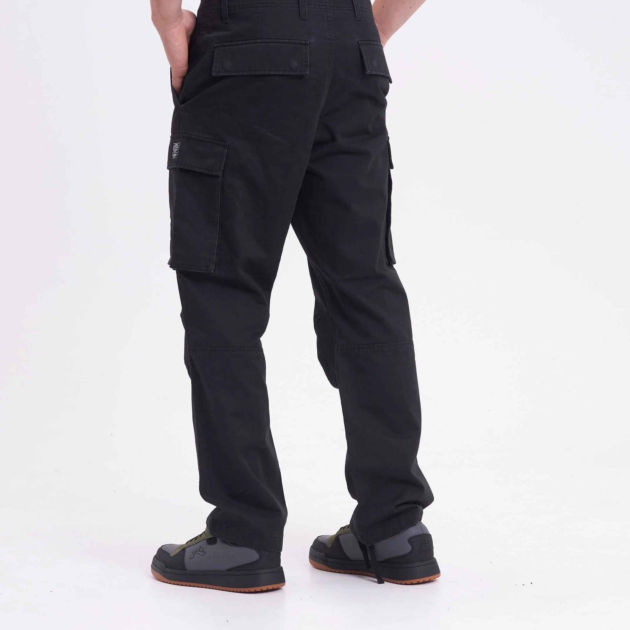 Pantalon Rusty Jonestown Twill Cargo Pant Big Black - Image 3