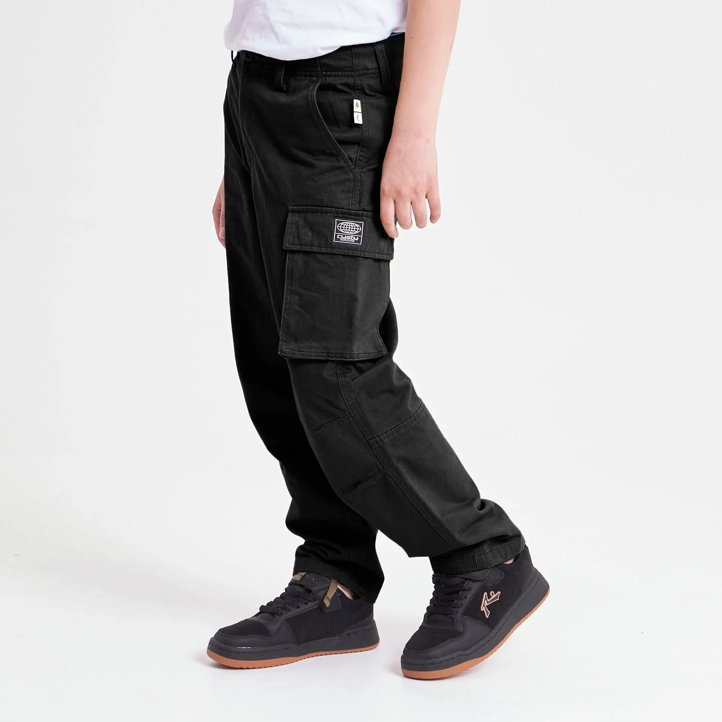 Pantalon Rusty Jonestown Twill Cargo Pant Jr Black - Image 2