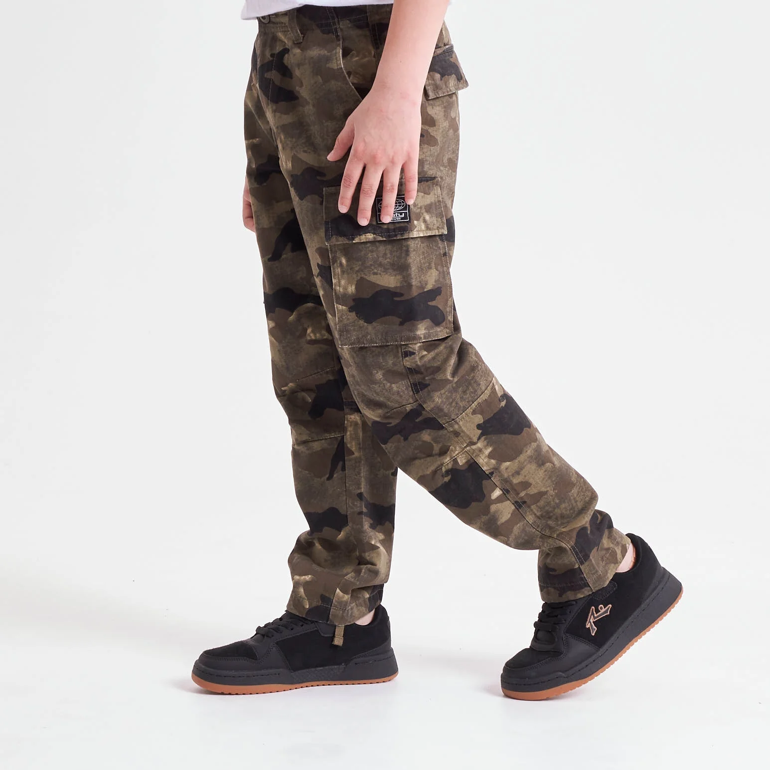 Pantalon Rusty Jonestown Twill Cargo Pant Jr Camo - Image 3