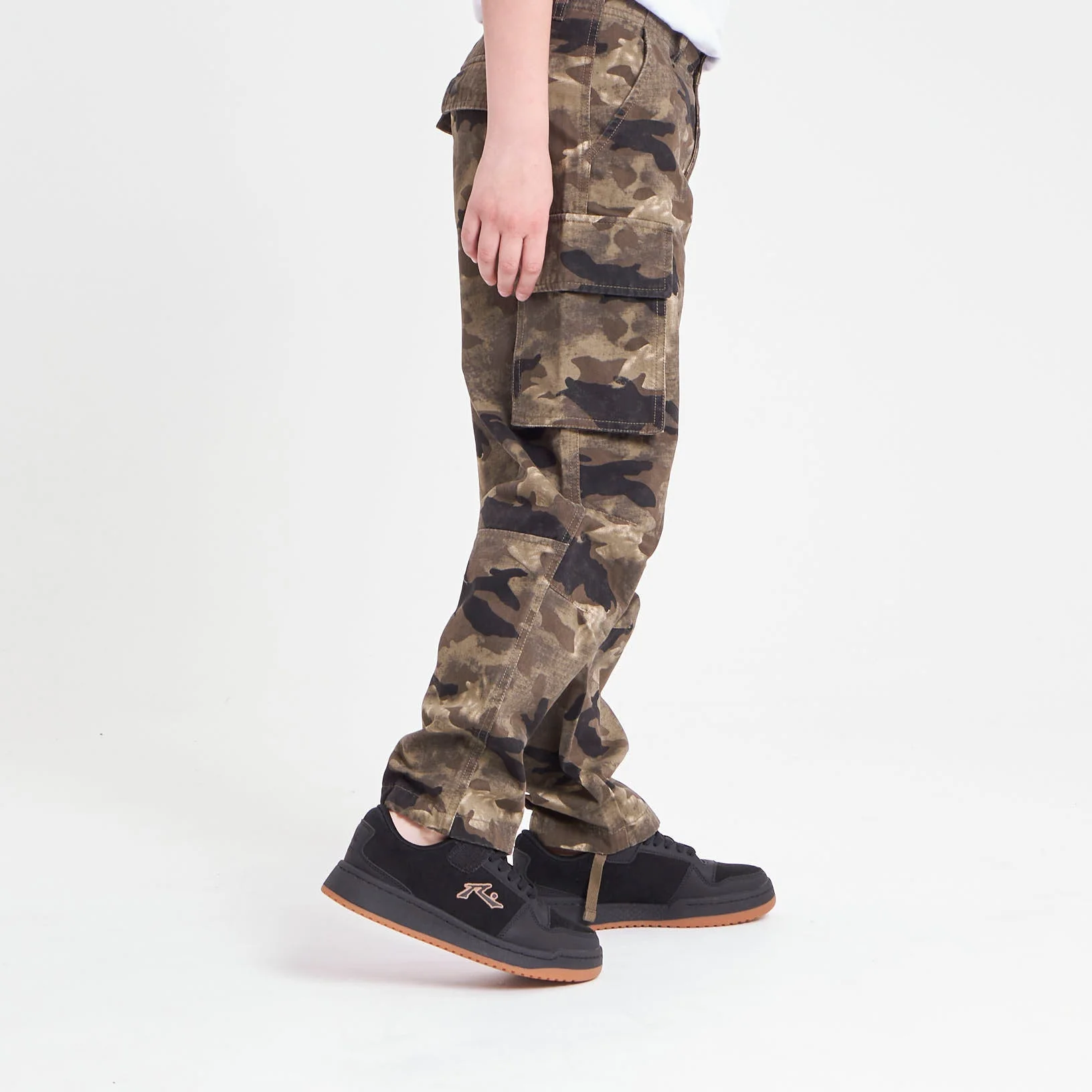 Pantalon Rusty Jonestown Twill Cargo Pant Jr Camo - Image 4