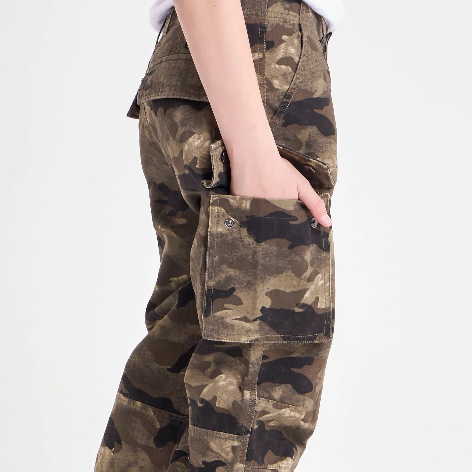 Pantalon Rusty Jonestown Twill Cargo Pant Jr Camo - Image 5