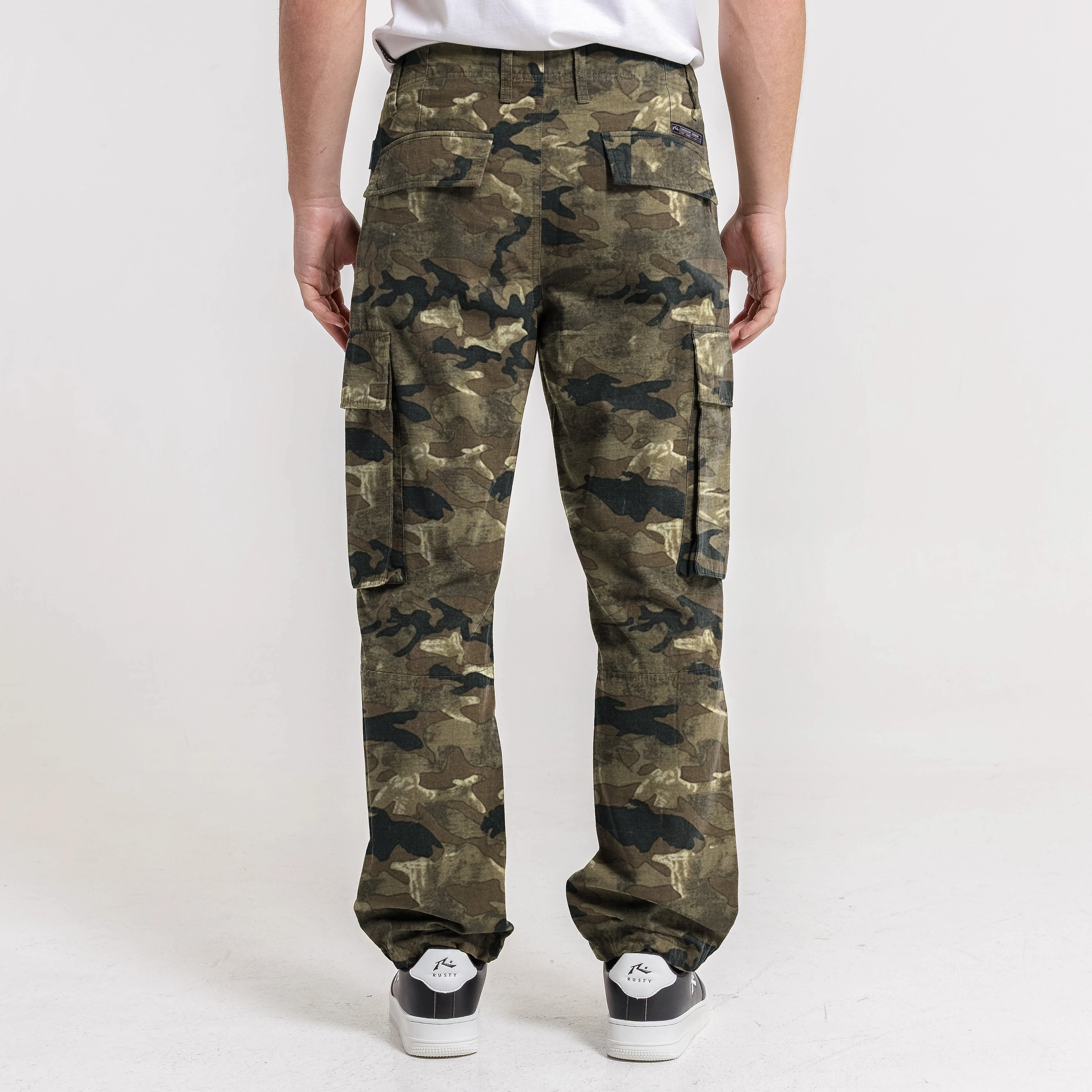 Pantalon Rusty Jonestown Twill Cargo Pant Camo - Image 3