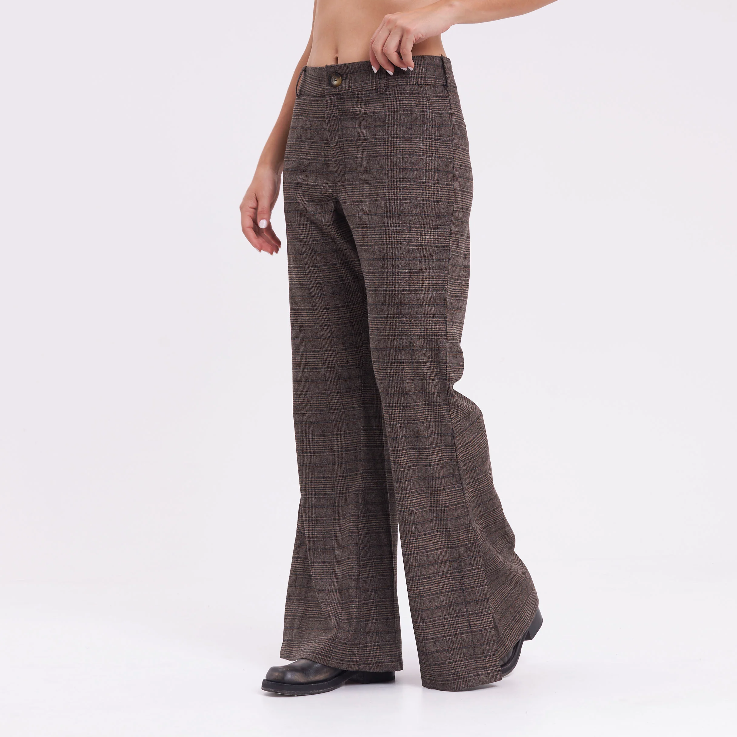 Pantalon Rusty Finance Low Rise Suit Pant Ld Chocolate - Image 4