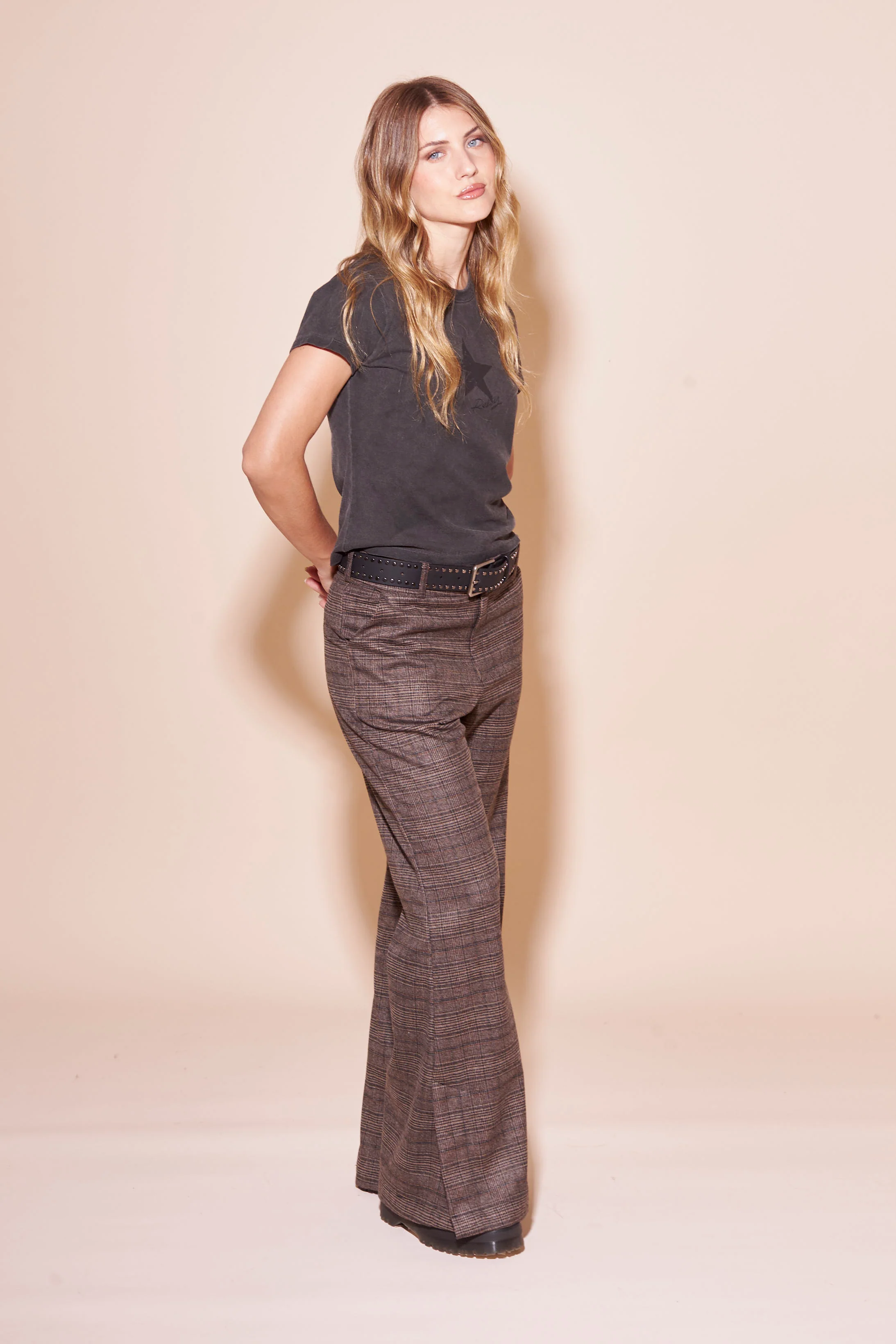 Pantalon Rusty Finance Low Rise Suit Pant Ld Chocolate - Image 6