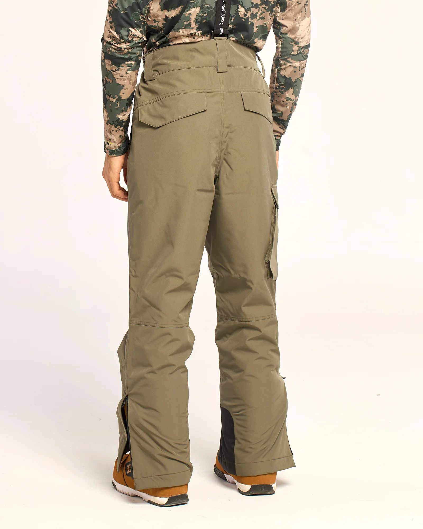 Pantalon Snow Rusty Rabbit Mens Snow Pant Army - Image 11