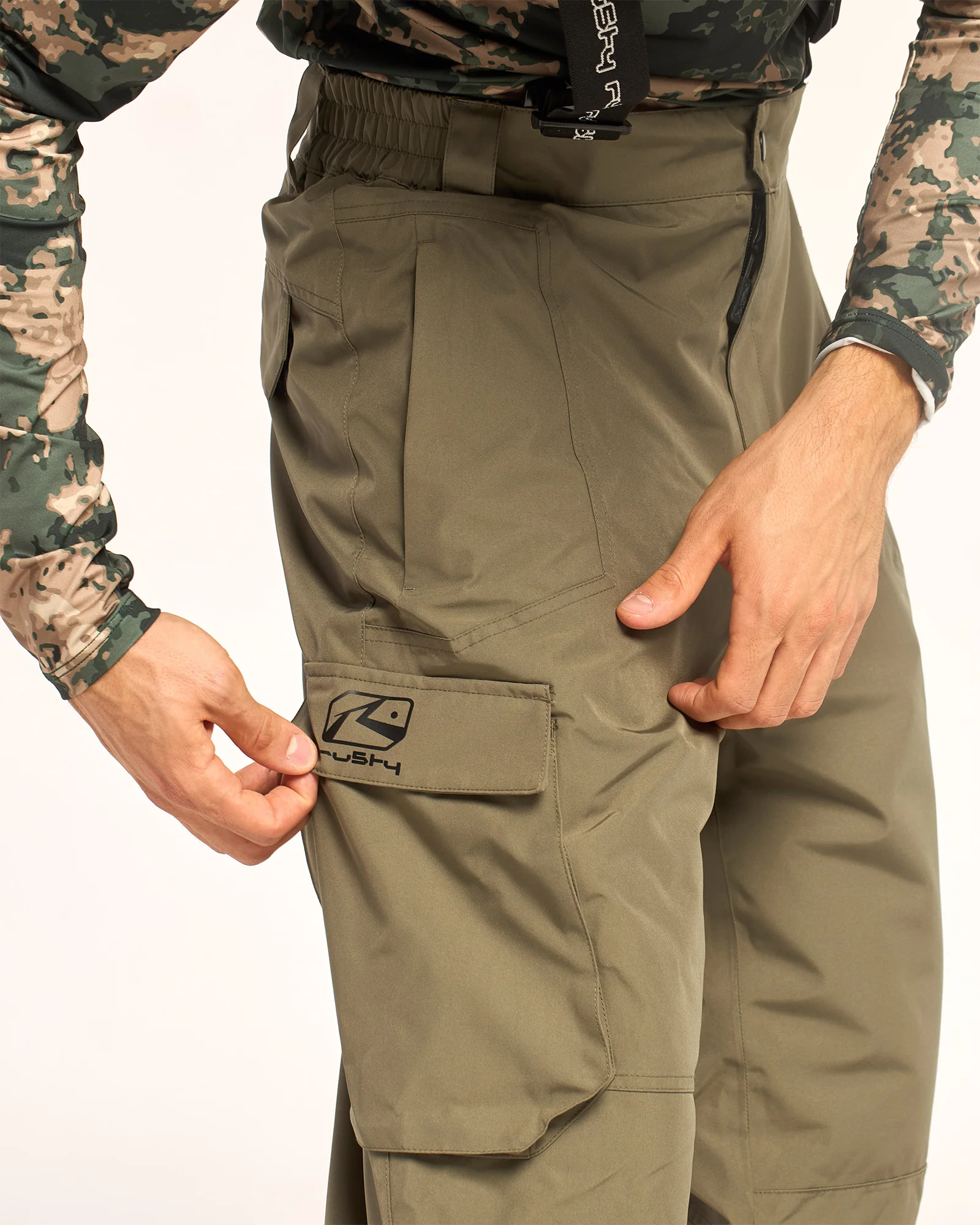 Pantalon Snow Rusty Rabbit Mens Snow Pant Army - Image 7