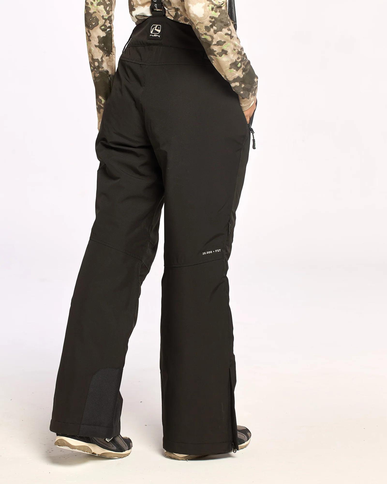 Pantalon Snow Rusty Feelin Womens Snow Pant Ld Black - Image 11