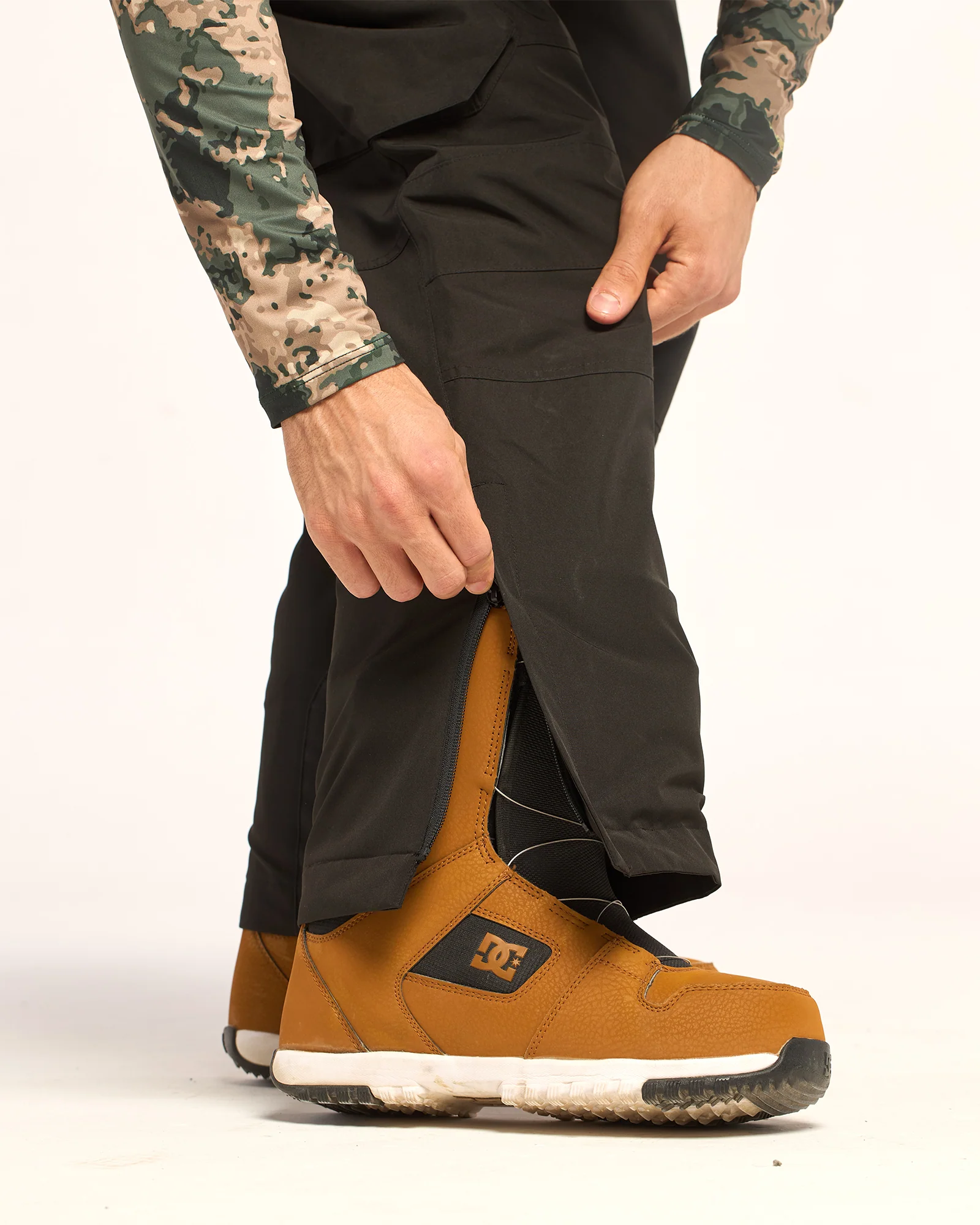Pantalon Snow Rusty Rabbit Mens Snow Pant Black - Image 10